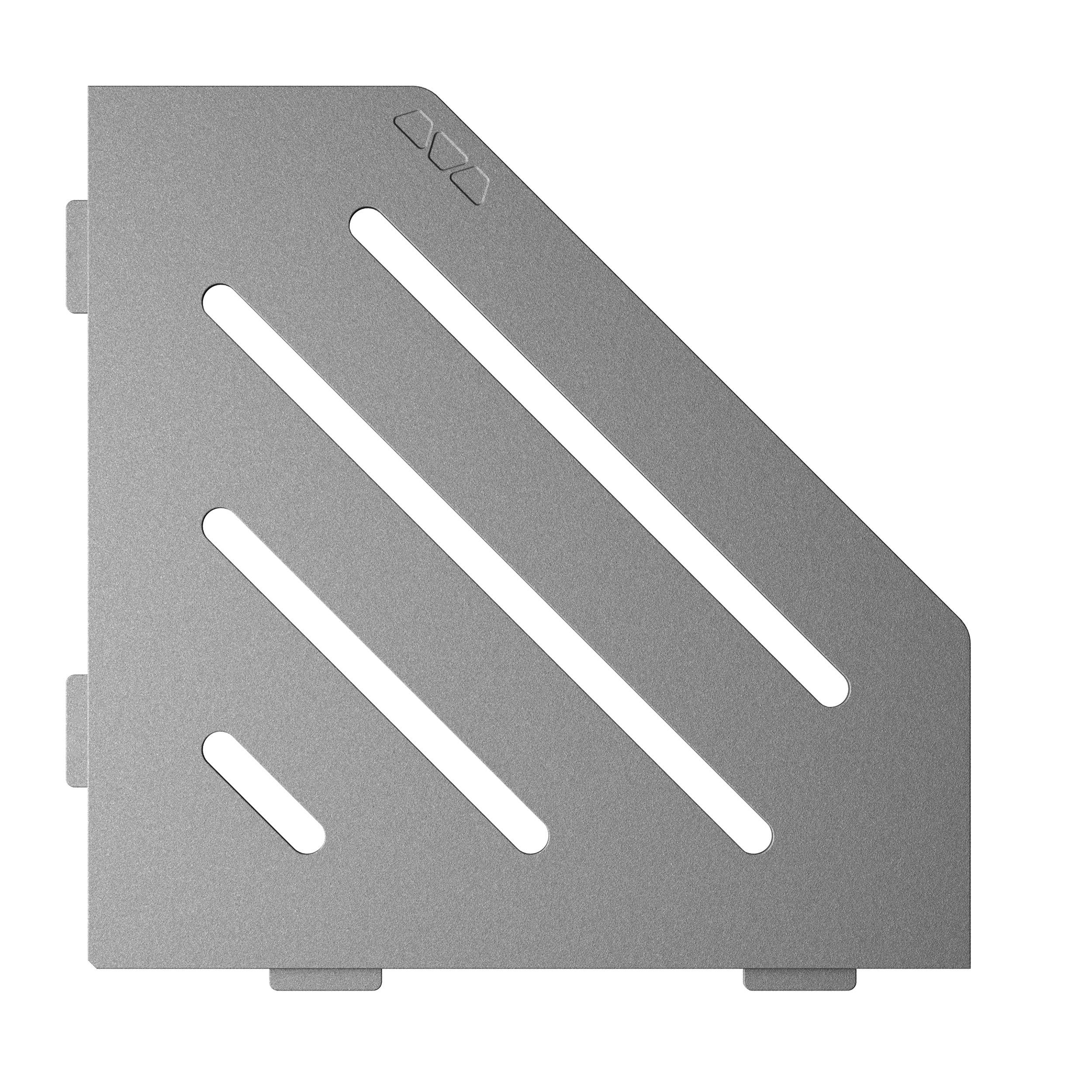Schluter Shelf Pentagon Corner Wave Pewter