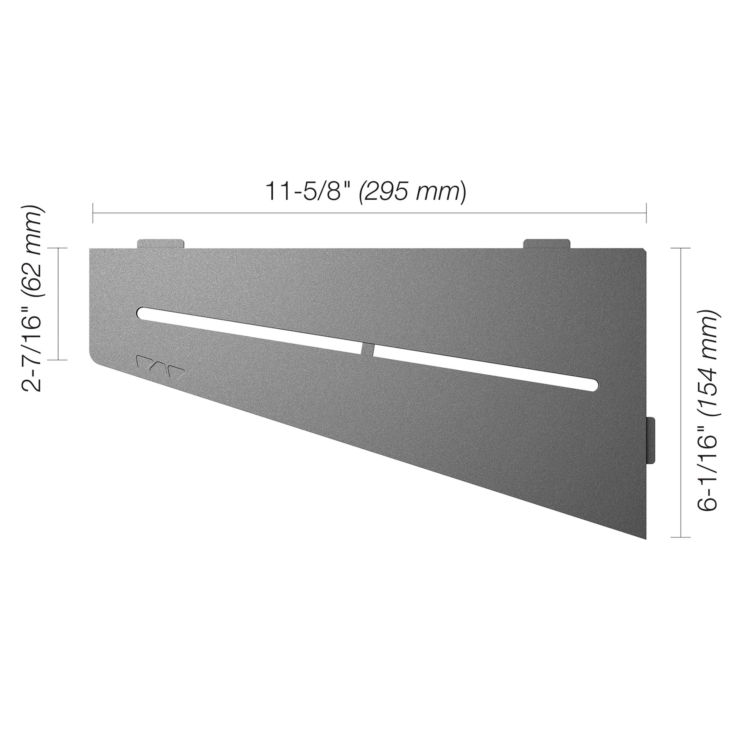 Schluter Shelf Quadrilateral Pure Pewter