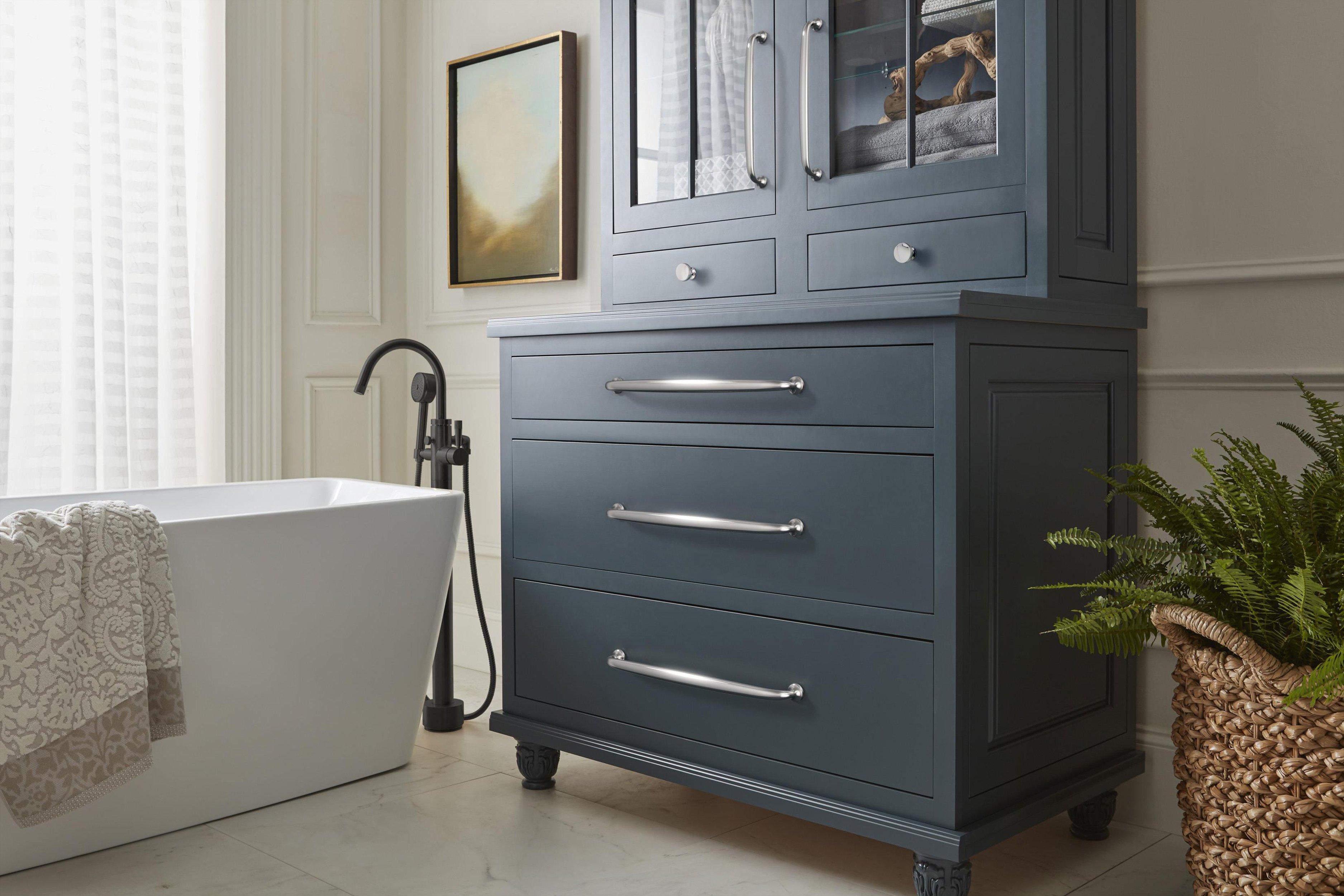 Renown 1-1/4 in. Polished Chrome Cabinet Knob