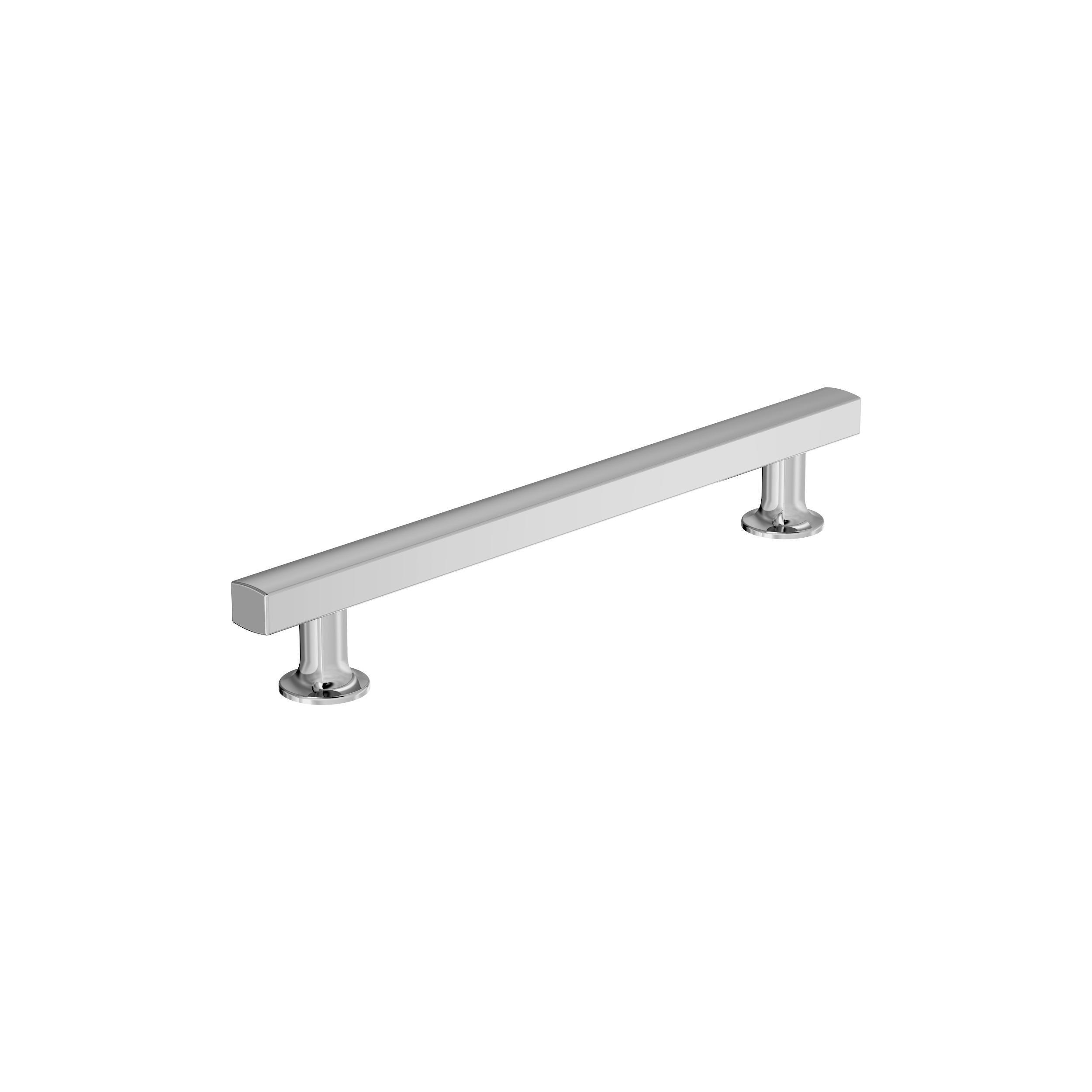 Everett 6-5/16 in. Center-to-Center Polished Chrome Cabinet Pull