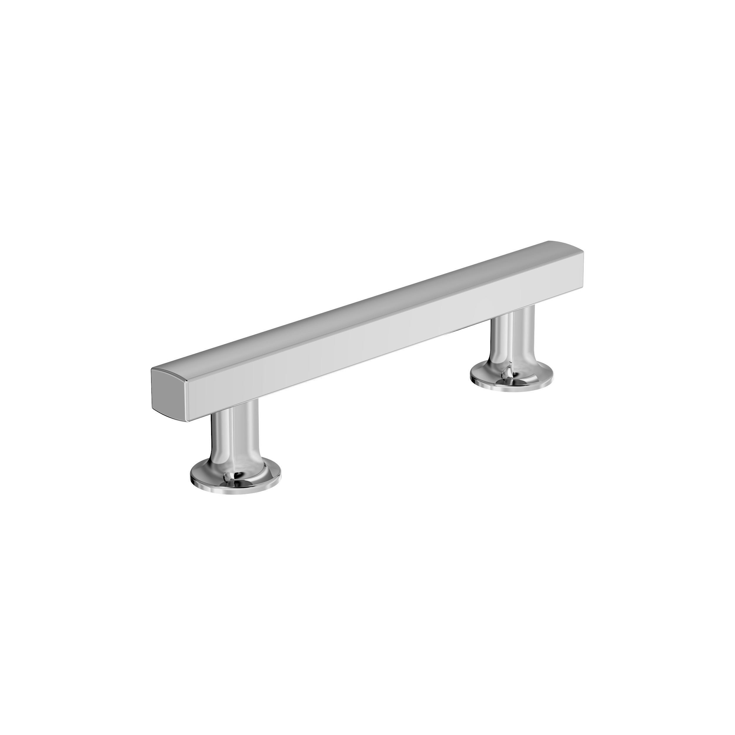 Everett 3-3/4 in. Center-to-Center Polished Chrome Cabinet Pull