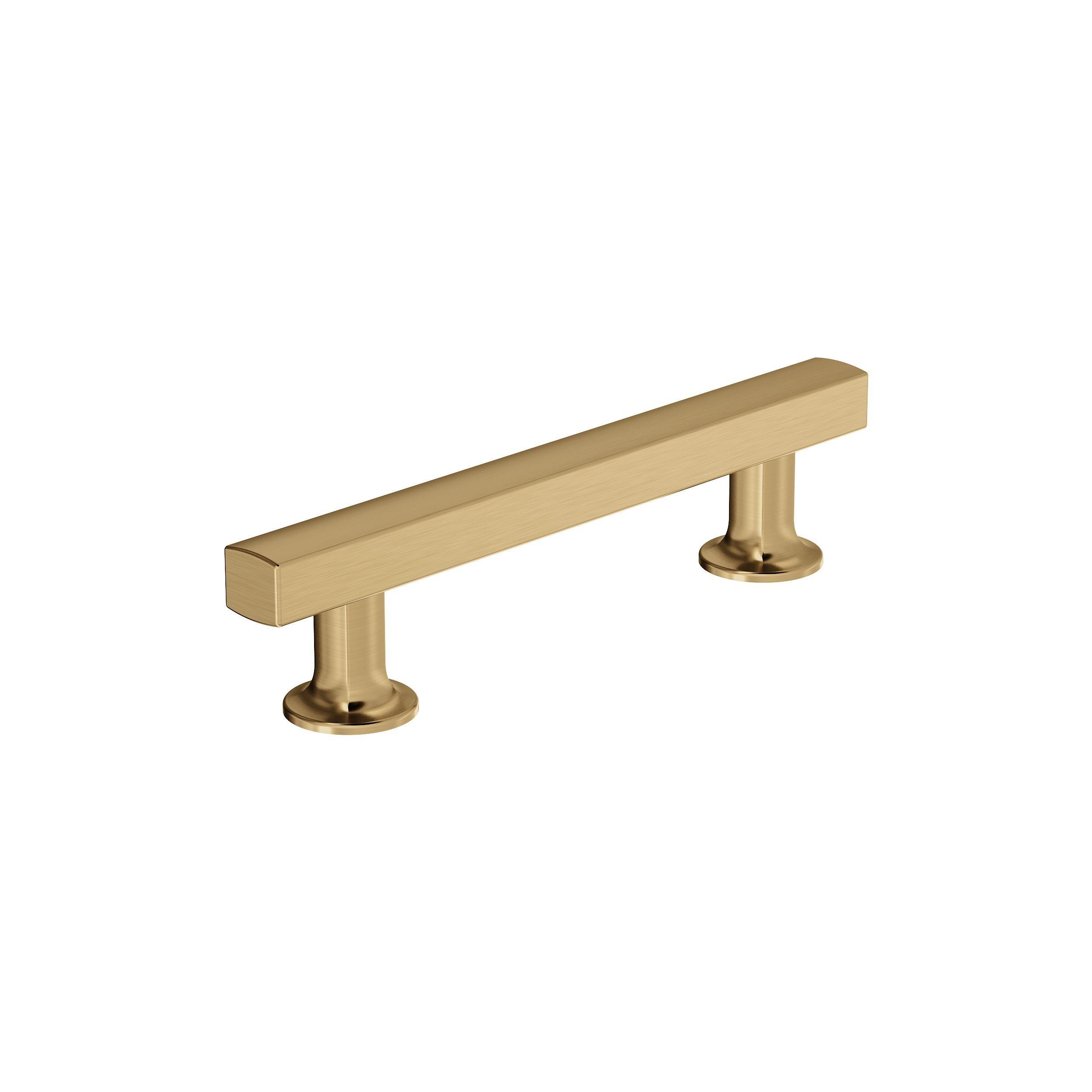 Everett 3-3/4 in. Center-to-Center Champagne Bronze Cabinet Pull
