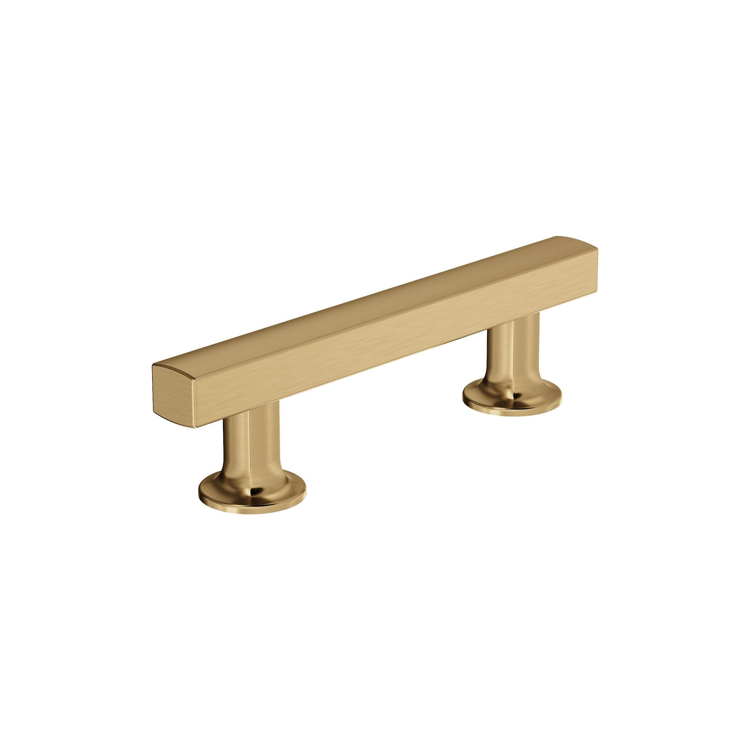 Everett 3 in. Center-to-Center Champagne Bronze Cabinet Pull