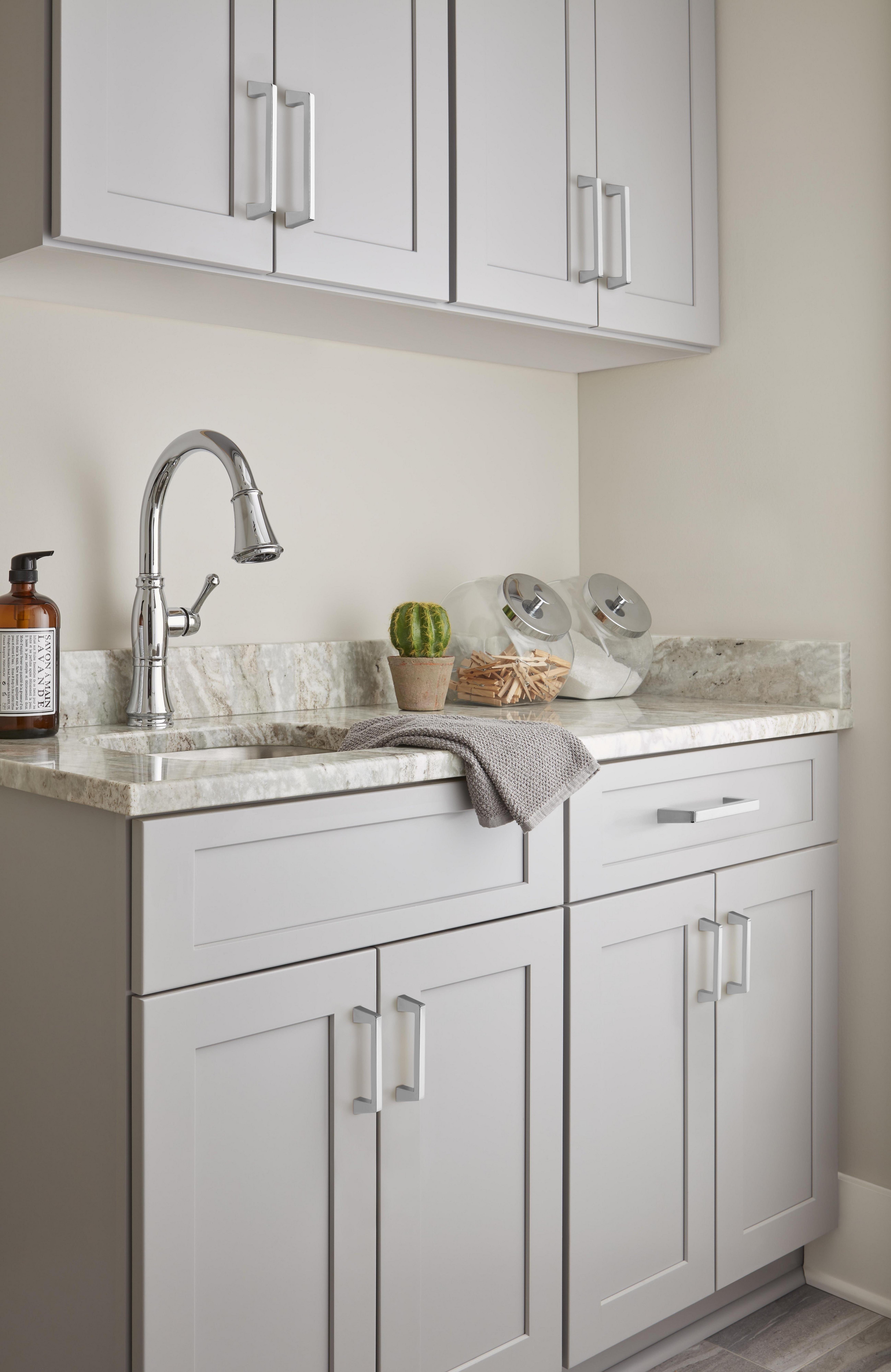 Blackrock 5-1/16 in. Center-to-Center Polished Chrome Cabinet Pull