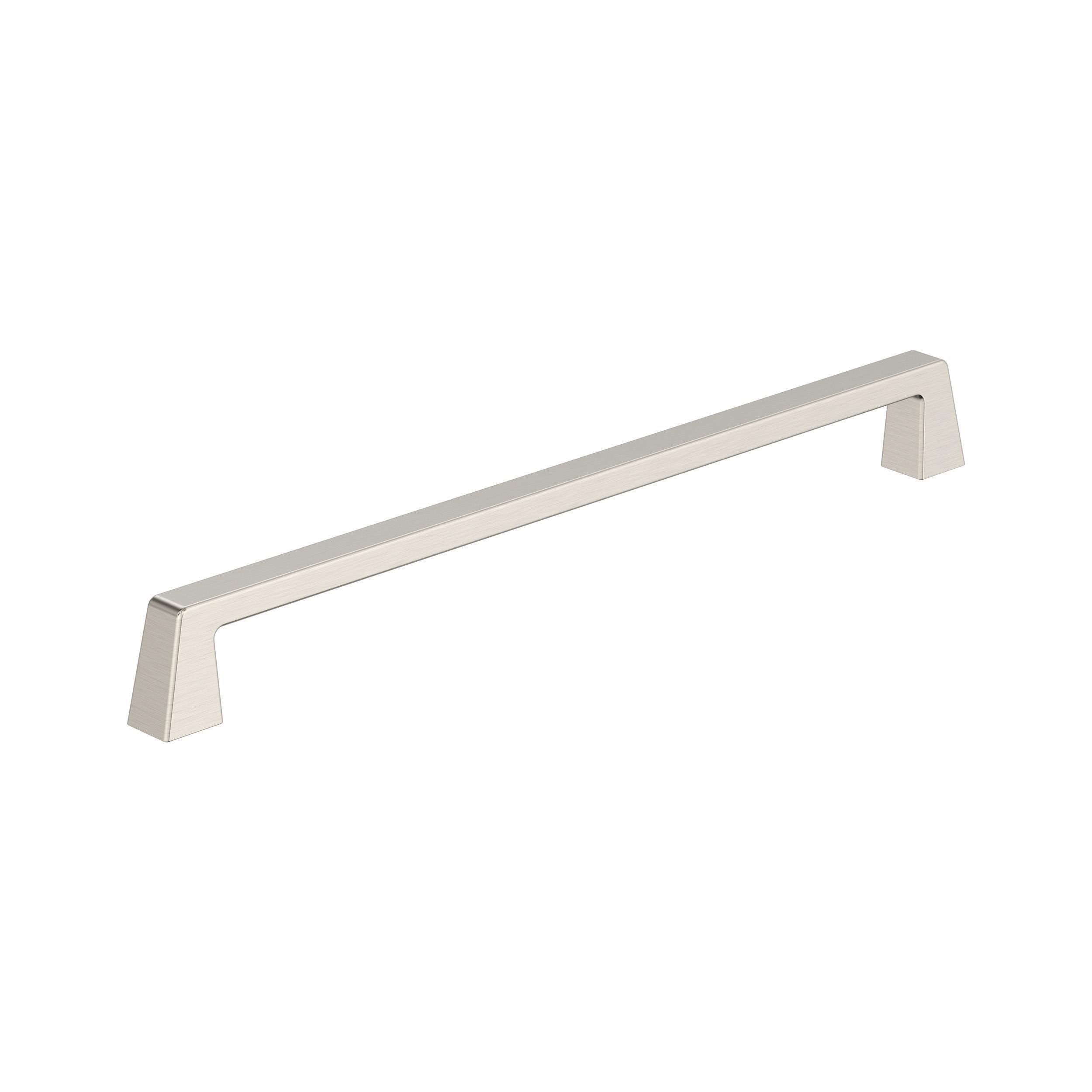 Blackrock 10-1/16 in. Center-to-Center Satin Nickel Cabinet Pull