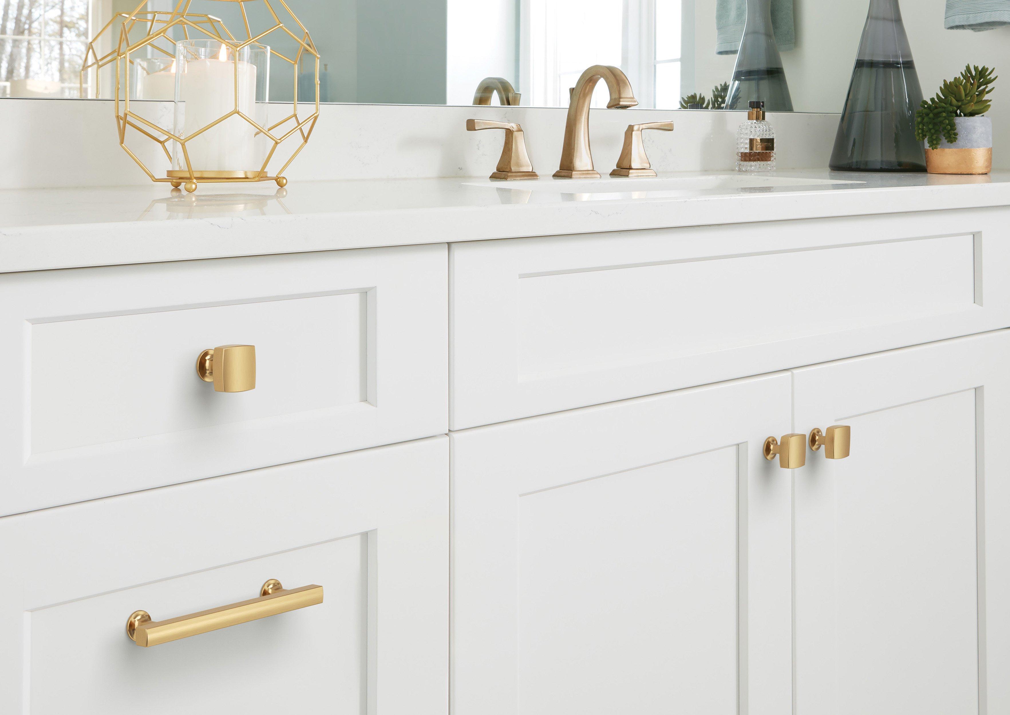 Everett 5-1/16 in. Center-to-Center Champagne Bronze Cabinet Pull