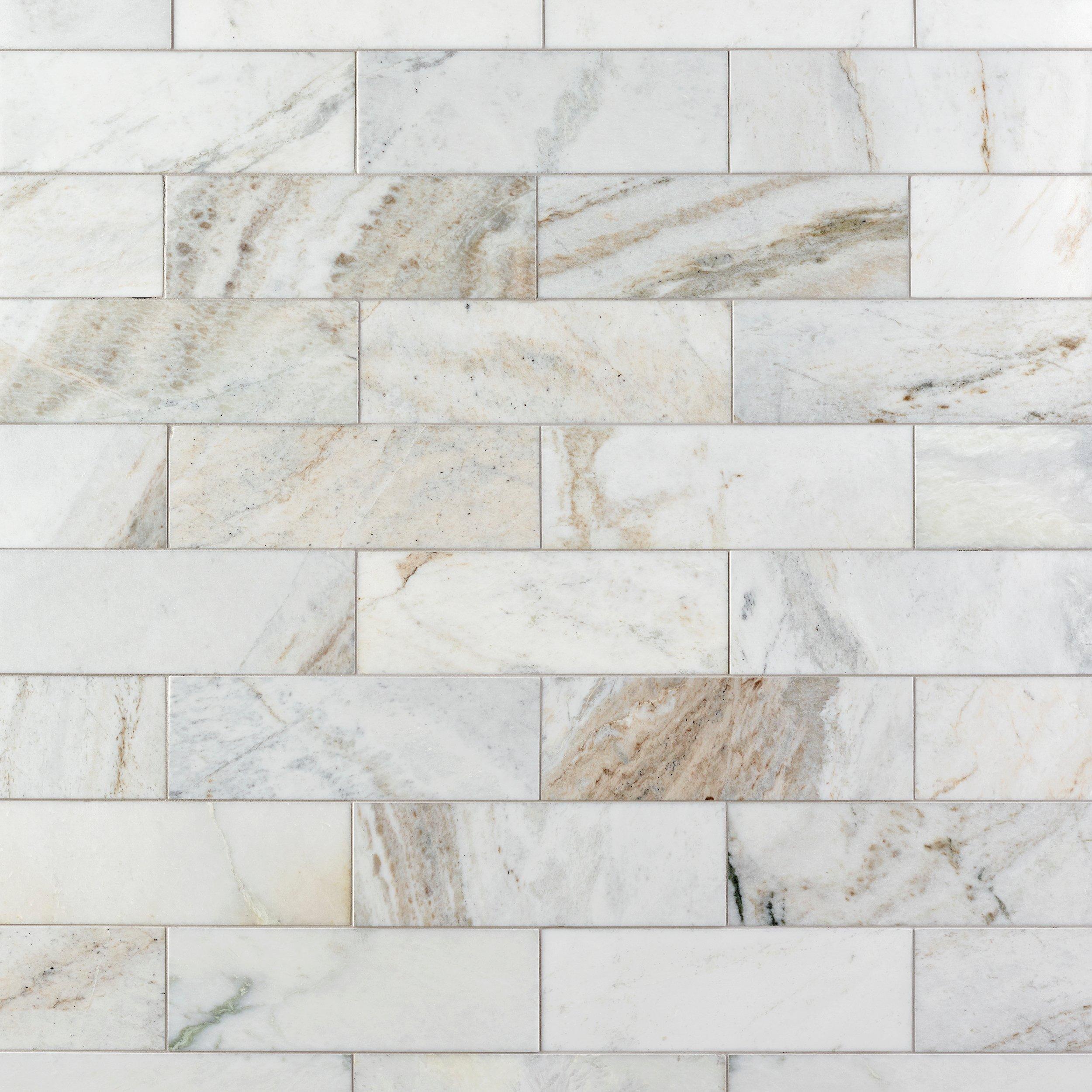 Bianco Orion Polished Marble Tile