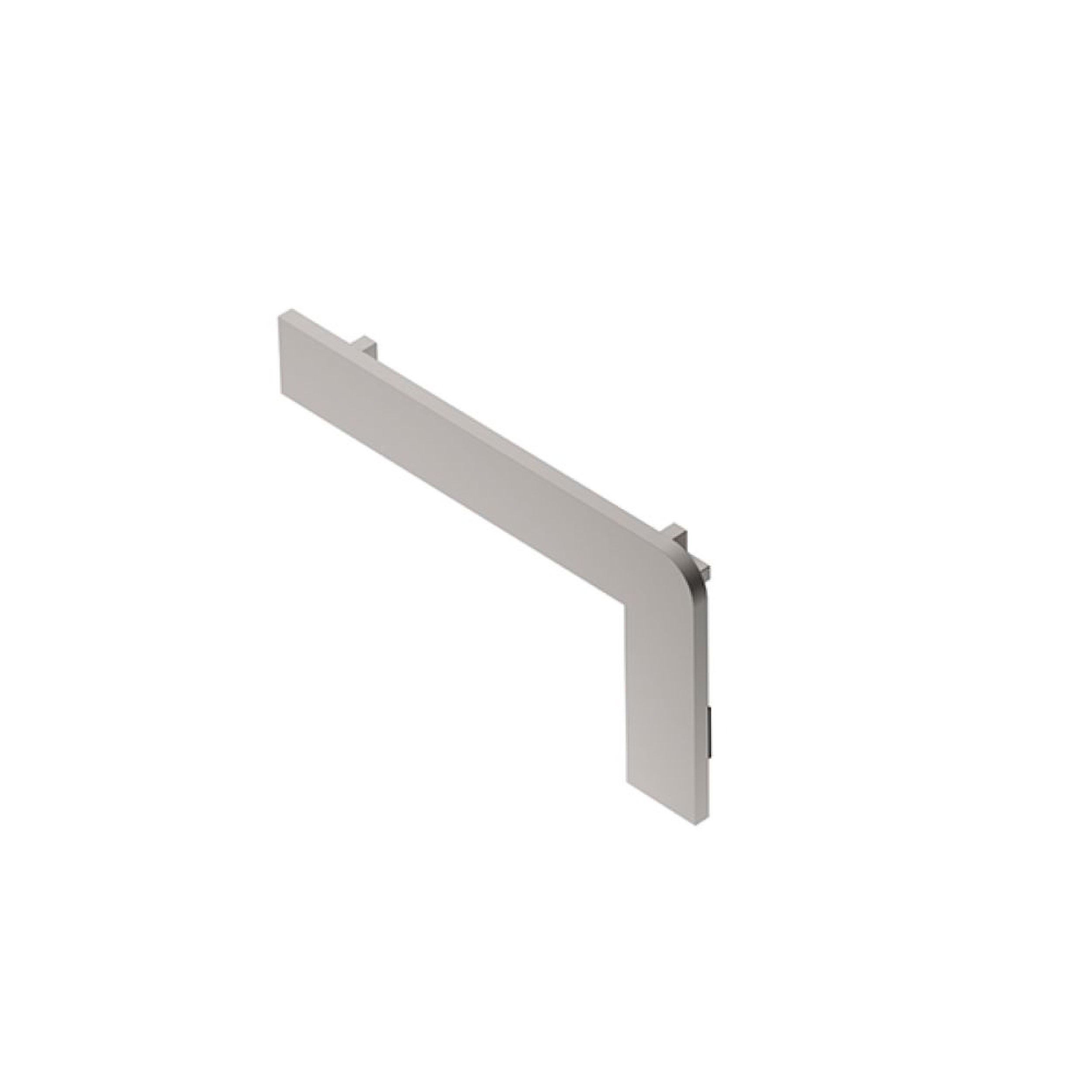 Schluter Trep-V 2-3/8in. Stone Gray End Cap