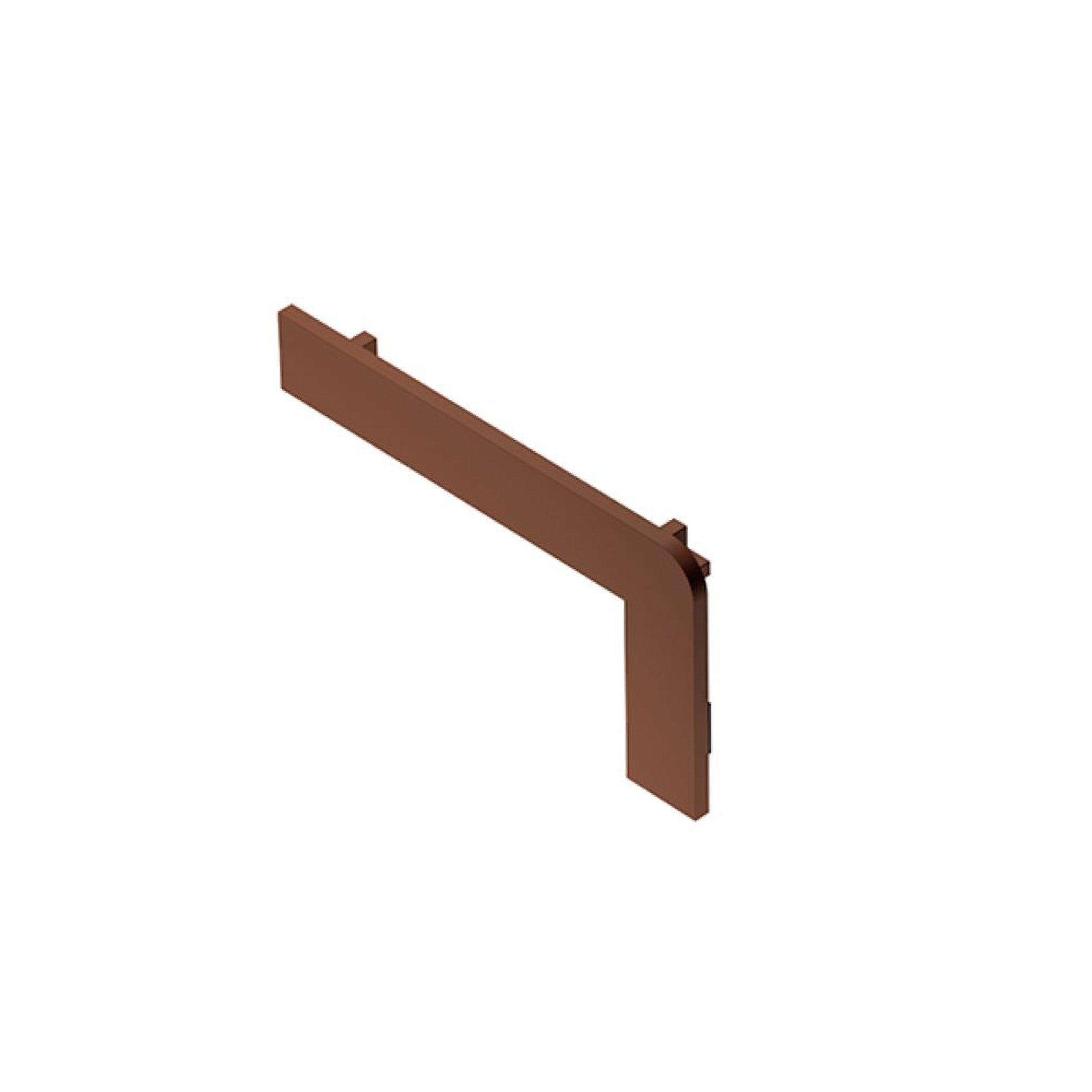 Schluter Trep-V 2-3/8in. Nut Brown End Cap