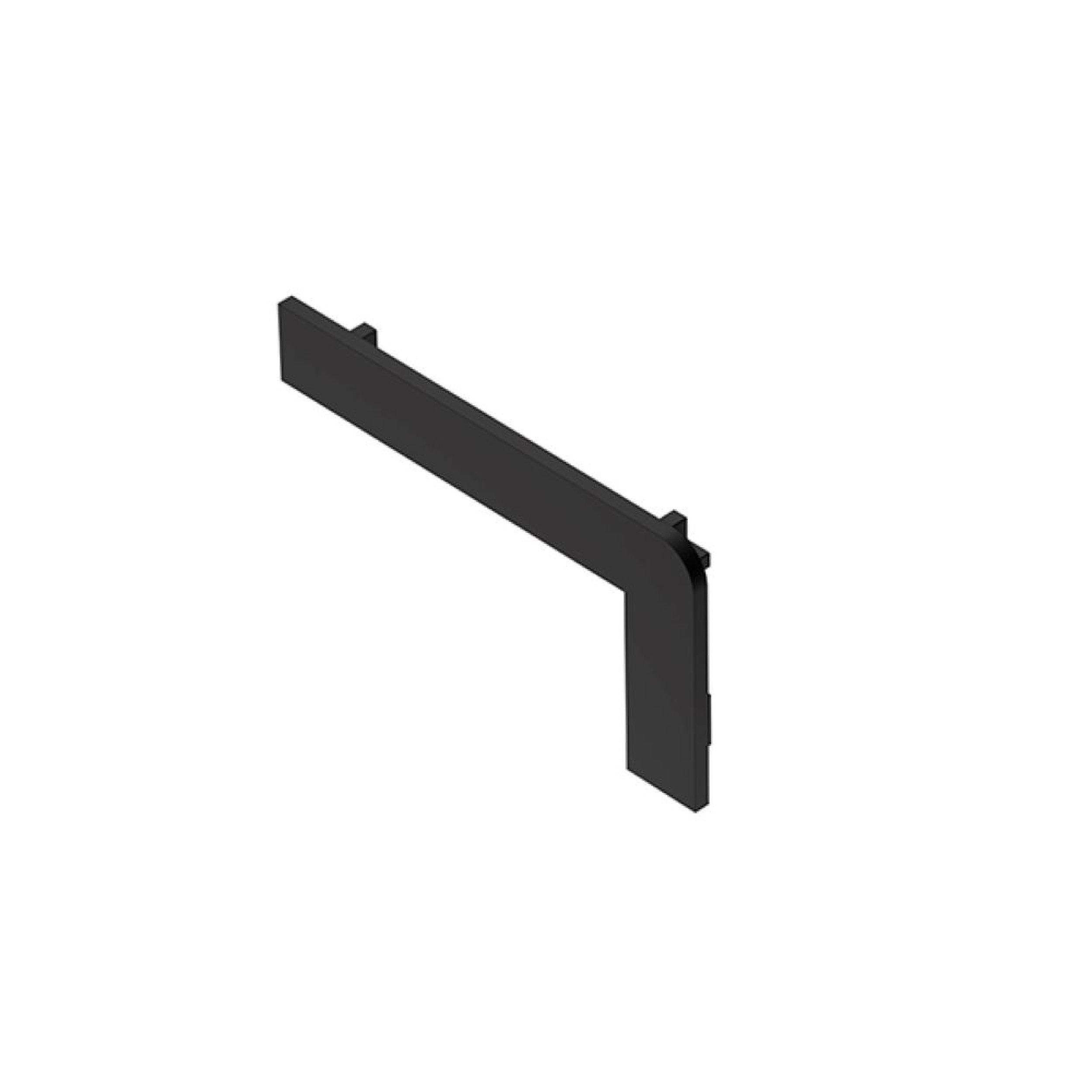 Schluter Trep-V 2-3/8in. Black End Cap