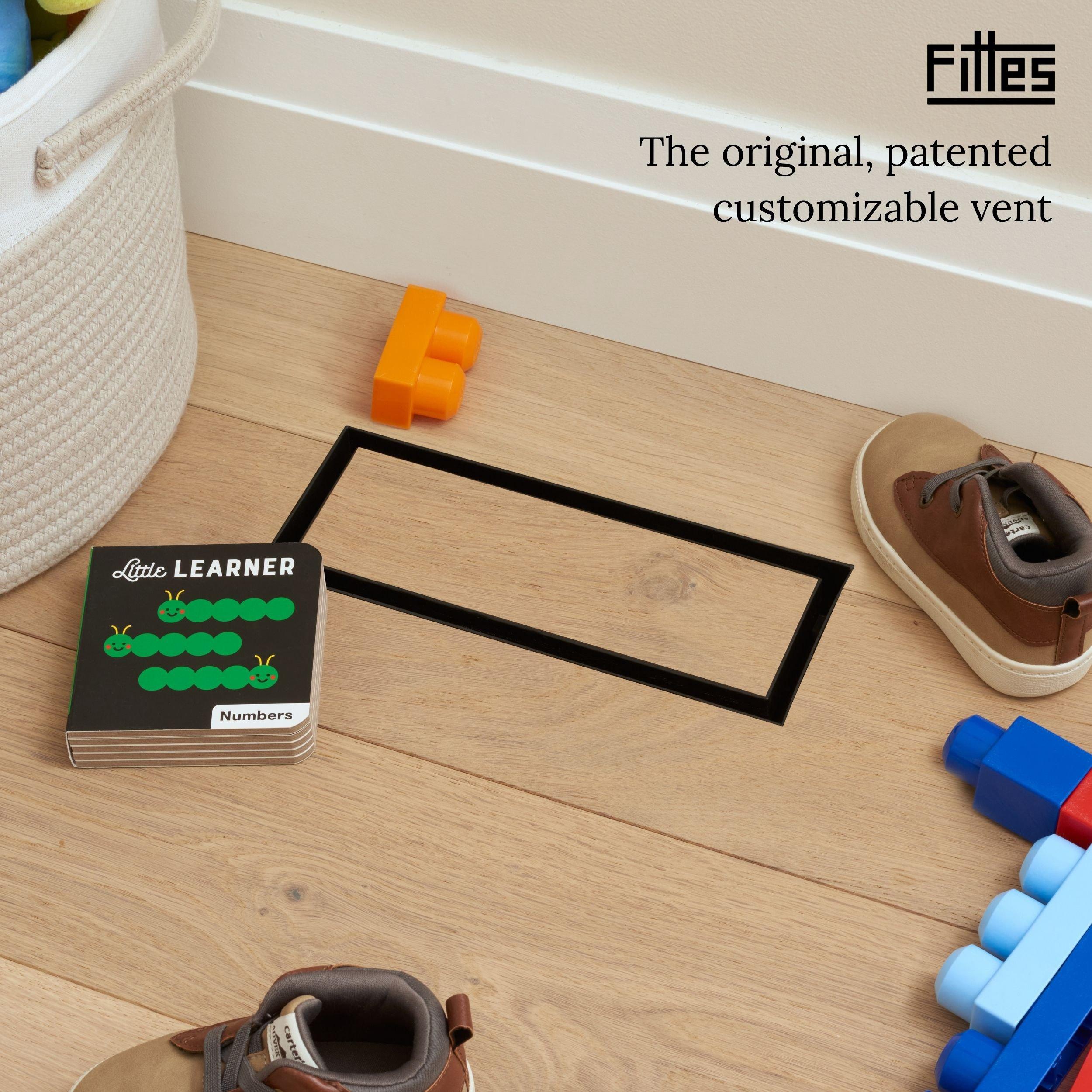 Fittes 2in. x 12in. Flush Vent Matte Black