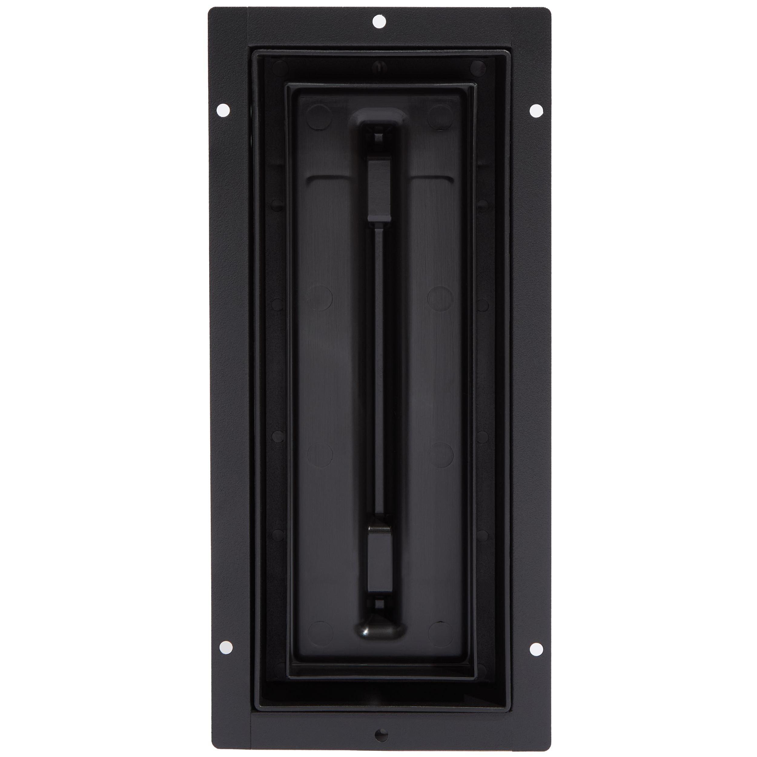 Fittes 3in. x 10in. Flush Vent Matte Black