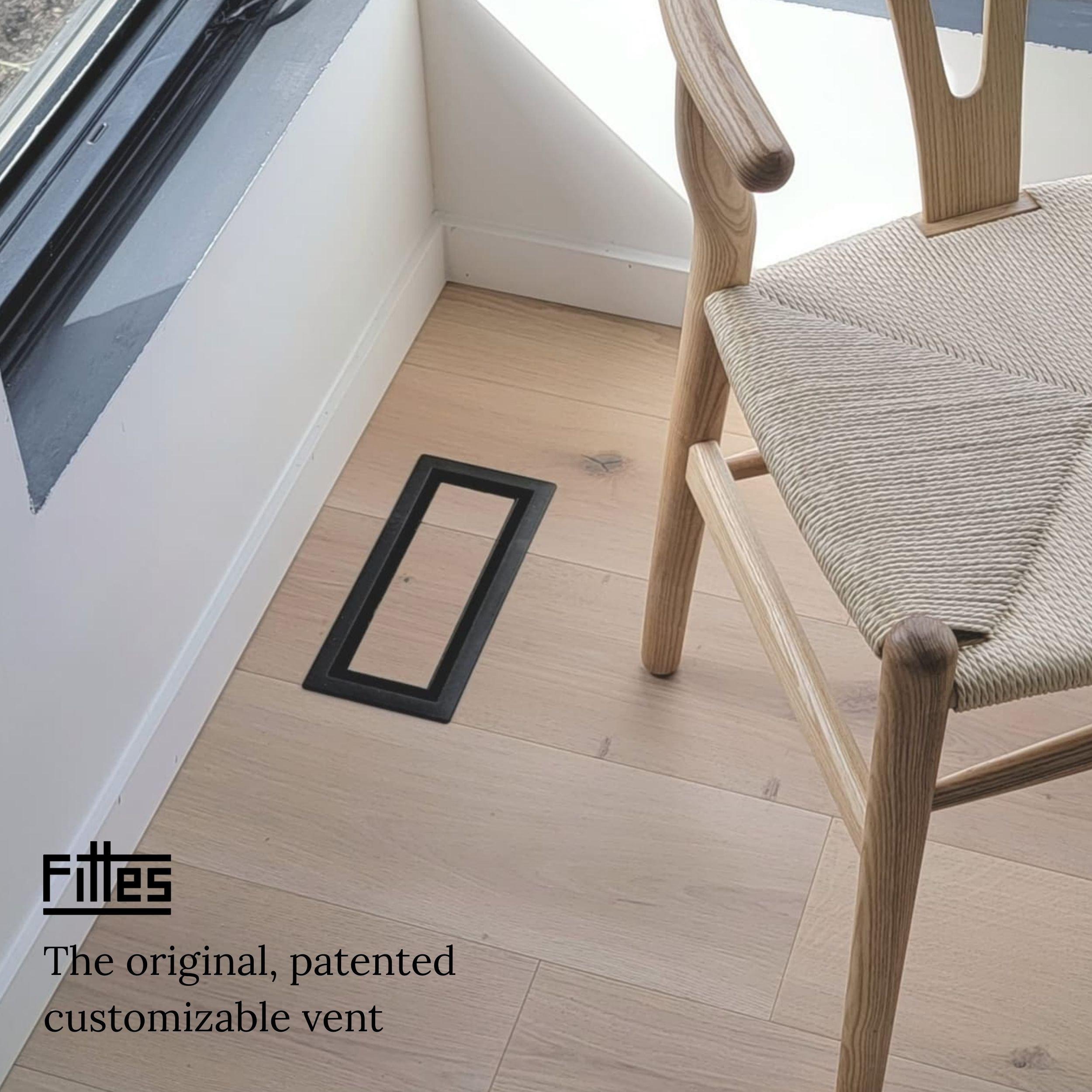 Fittes 3in. x 10in. Frame Vent Cotton White