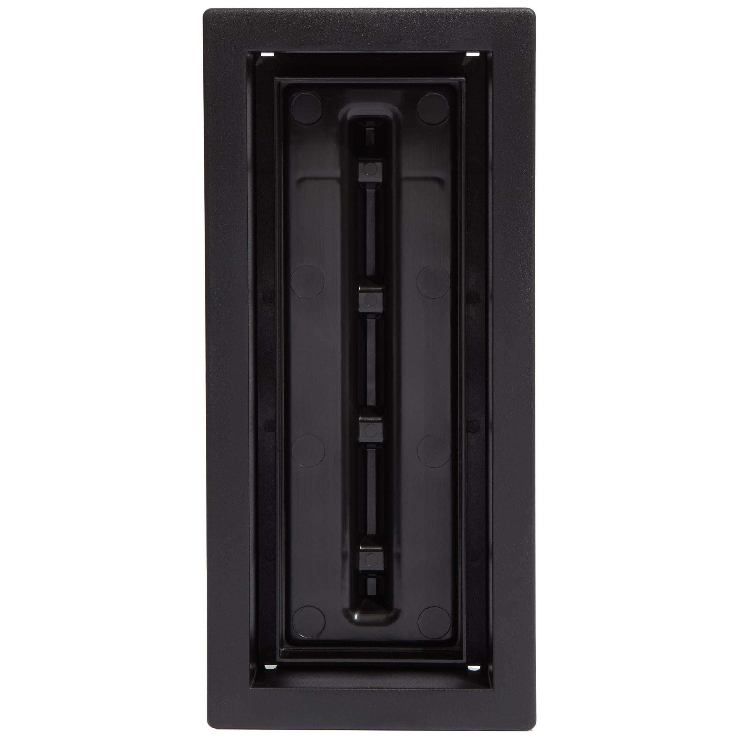 Fittes 3in. x 10in. Frame Vent Matte Black
