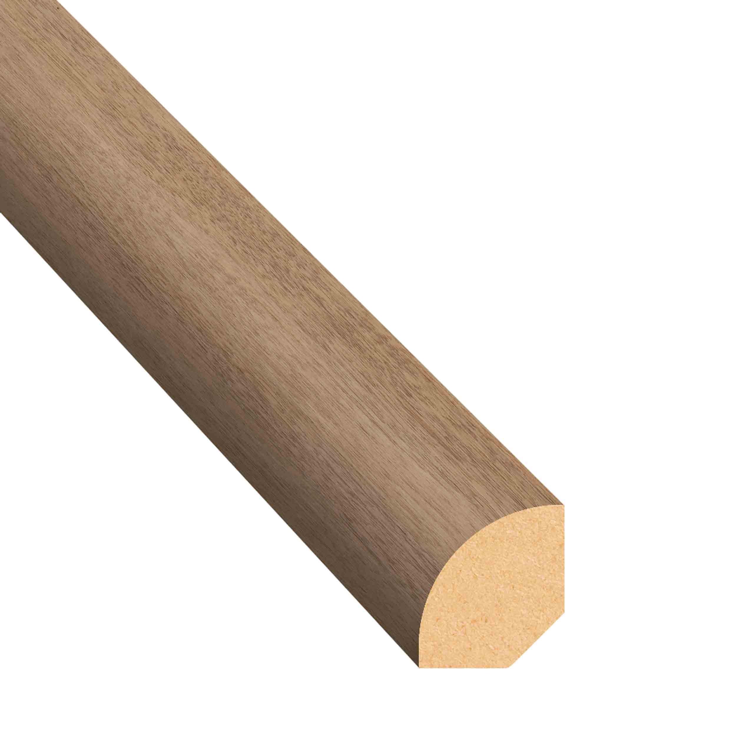 Walnut Saddle 94in. Vinyl Quarter Round