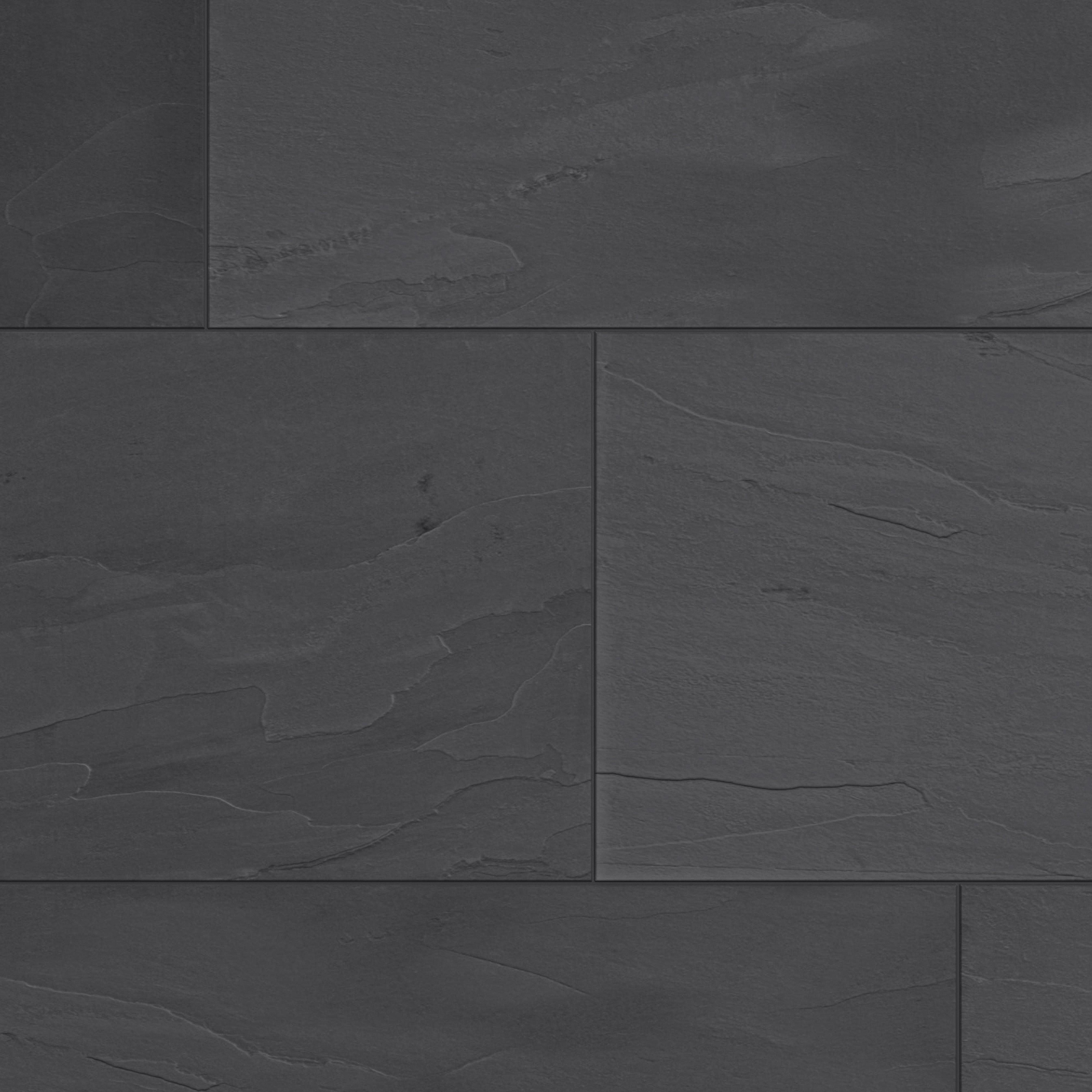 Raven Black Natural Slate Tile