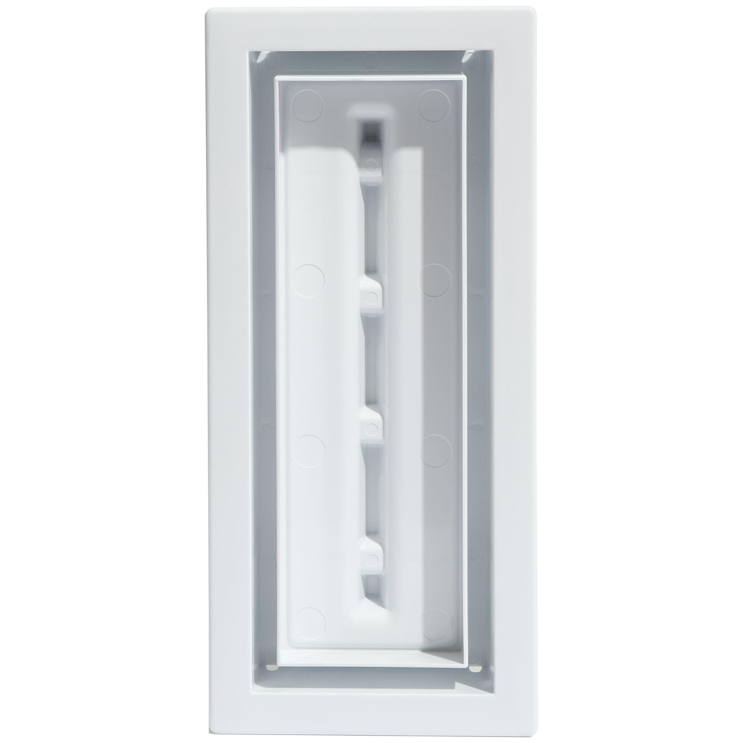 Fittes 4in. x 10in. Frame Vent Cotton White