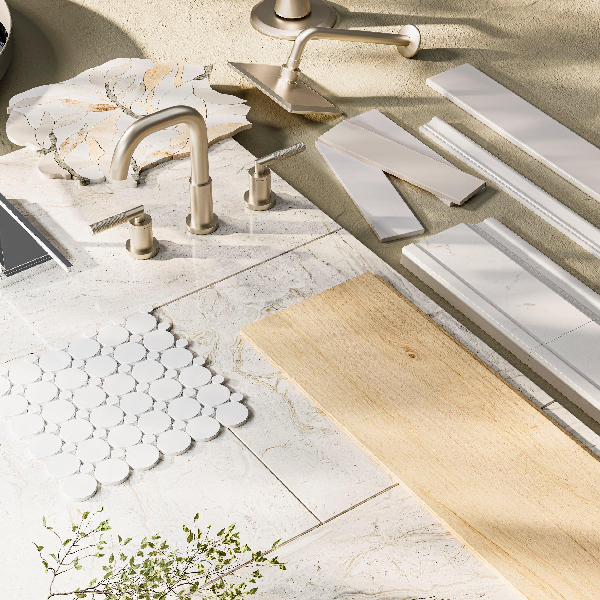 Harper 8 in. Widespread Brushed Nickel Bath Faucet