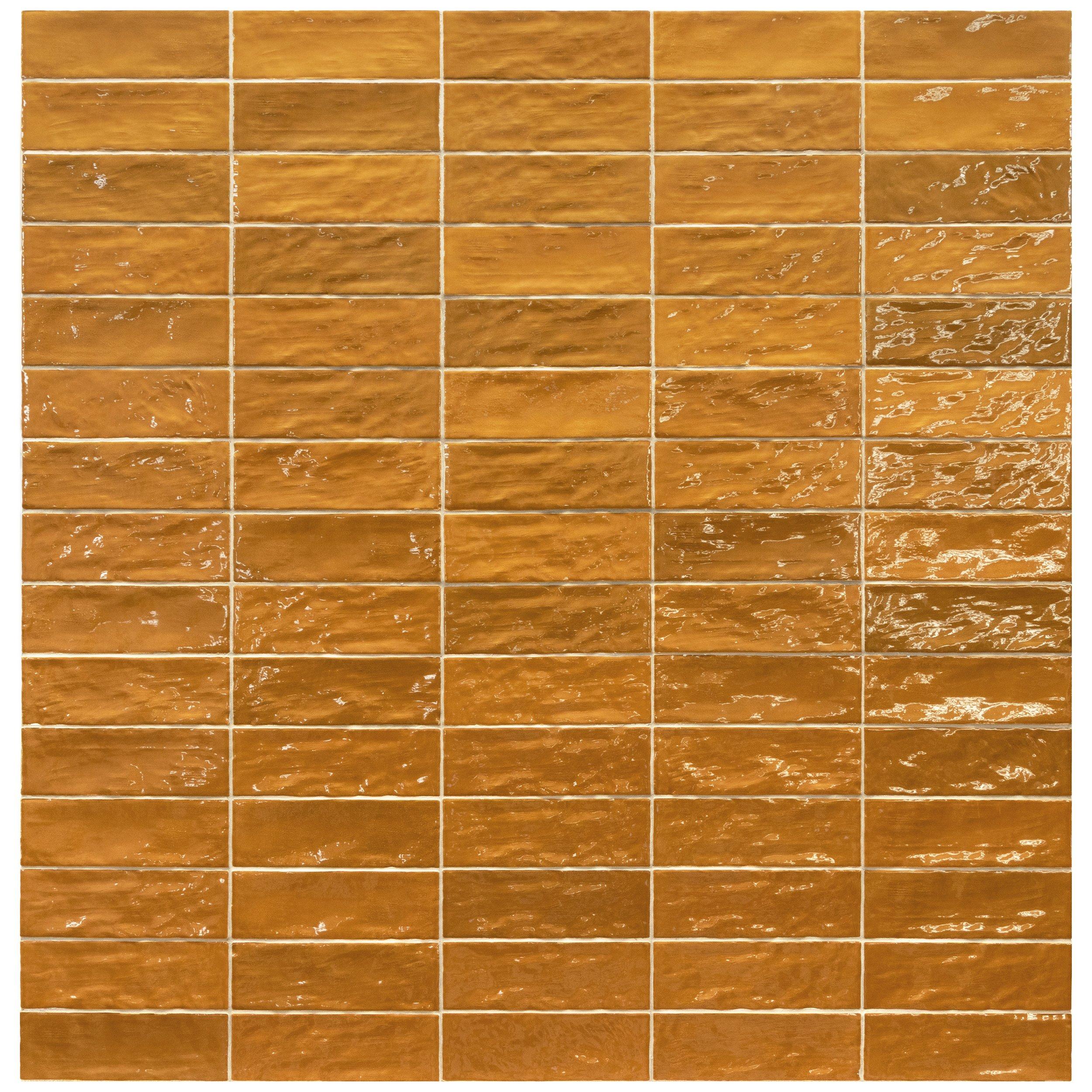 Zellige Ochre Ceramic Tile