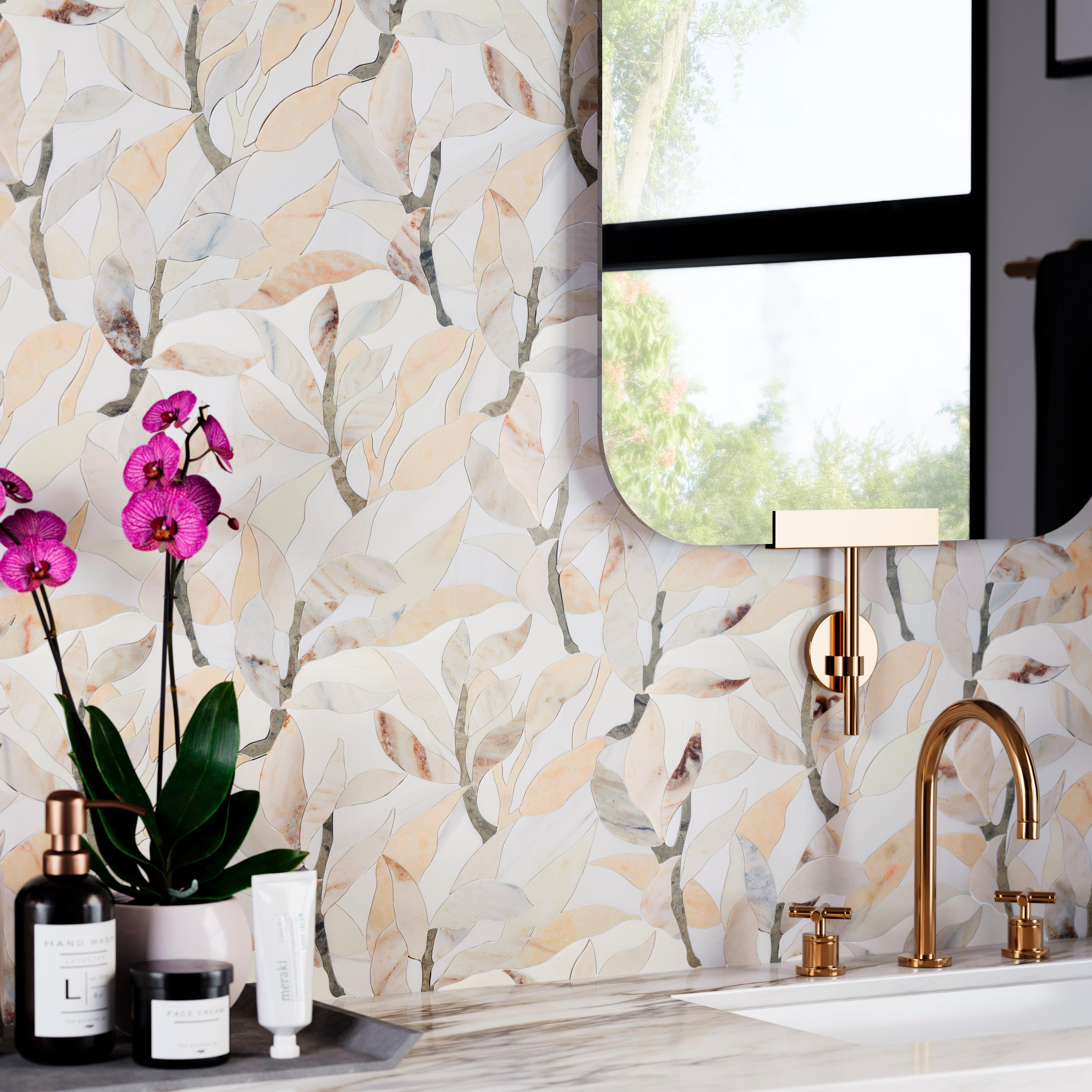 Alloro Dolo Rosalba Water Jet Mosaic