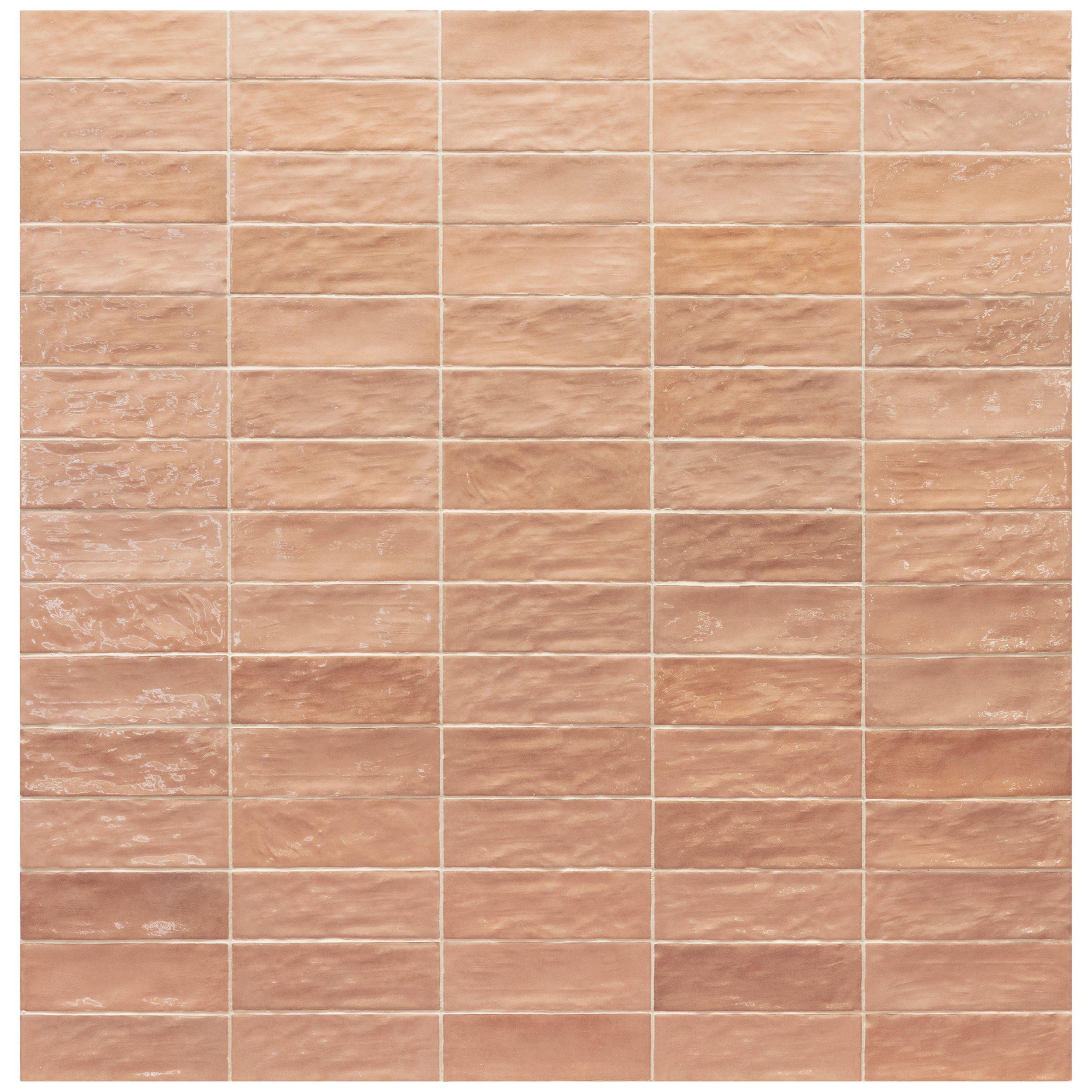 Zellige Dusty Rose Ceramic Tile
