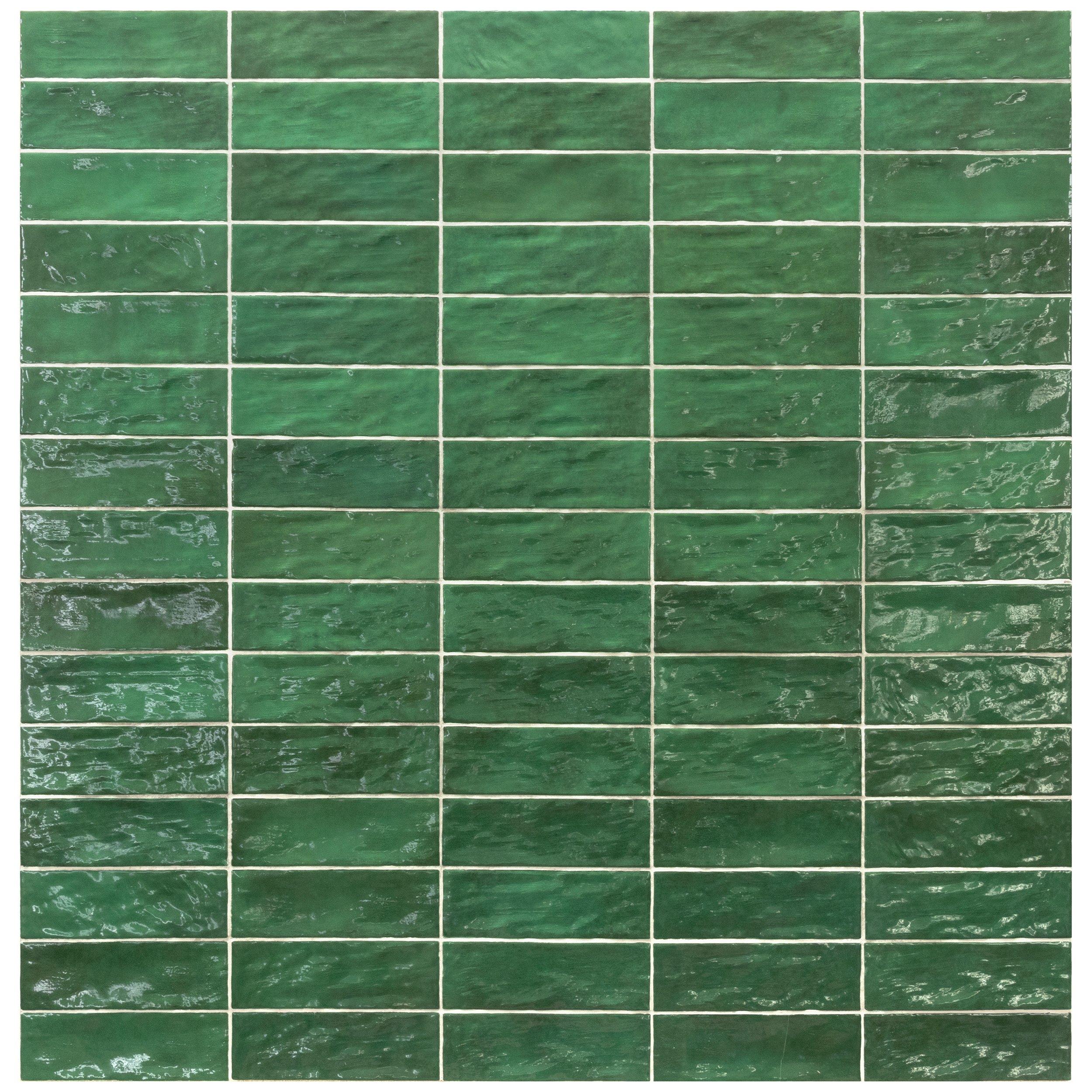 Zellige Forest Ceramic Tile