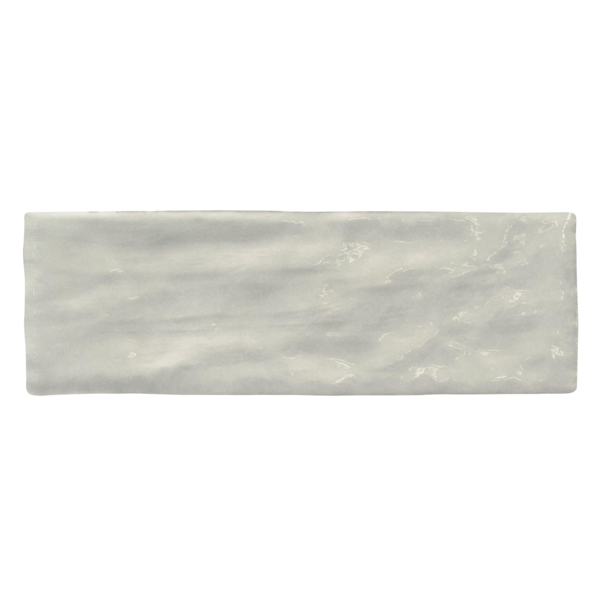 Zellige Light Ash Ceramic Tile