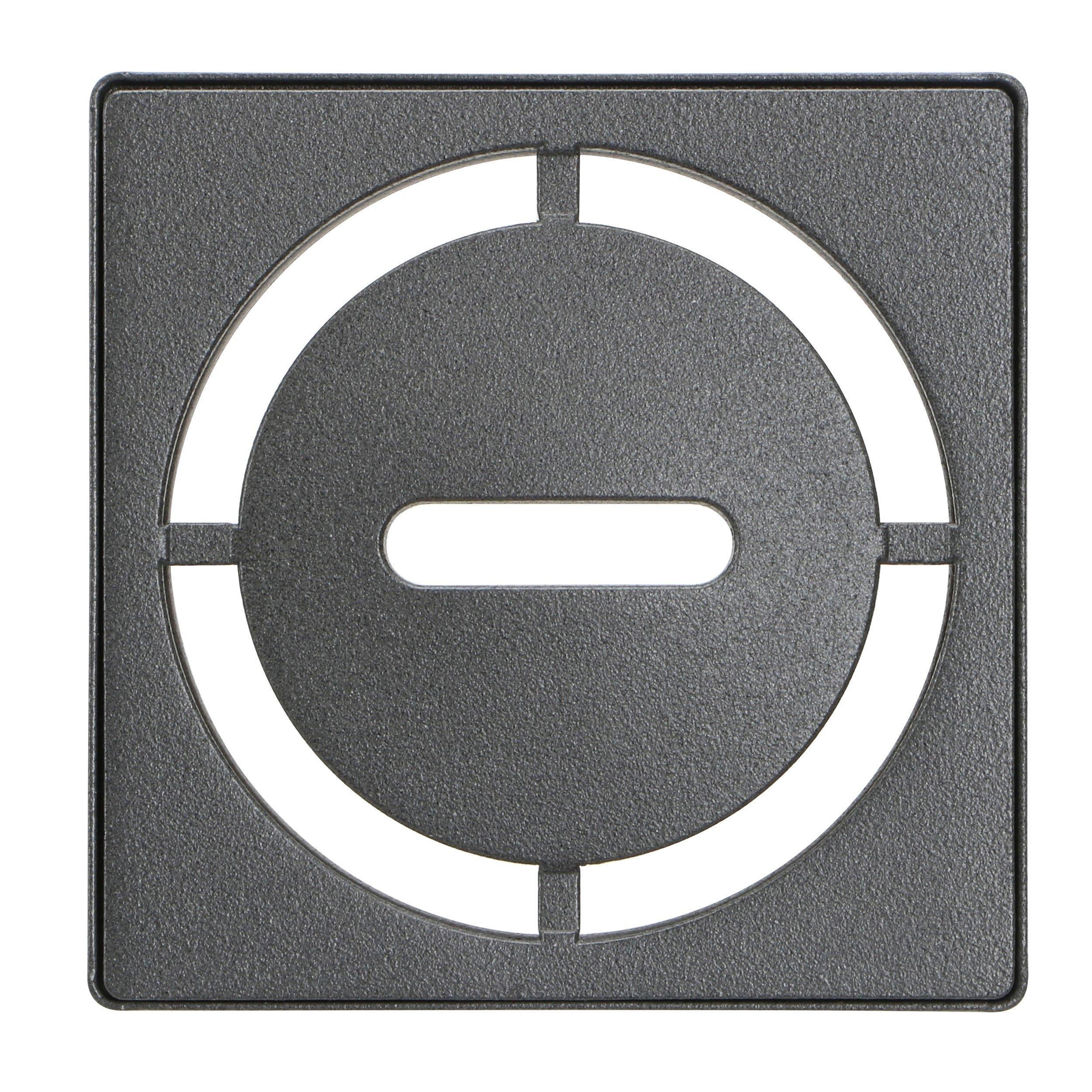 Schluter Kerdi-Drain 4in. Grate Dark Anthracite