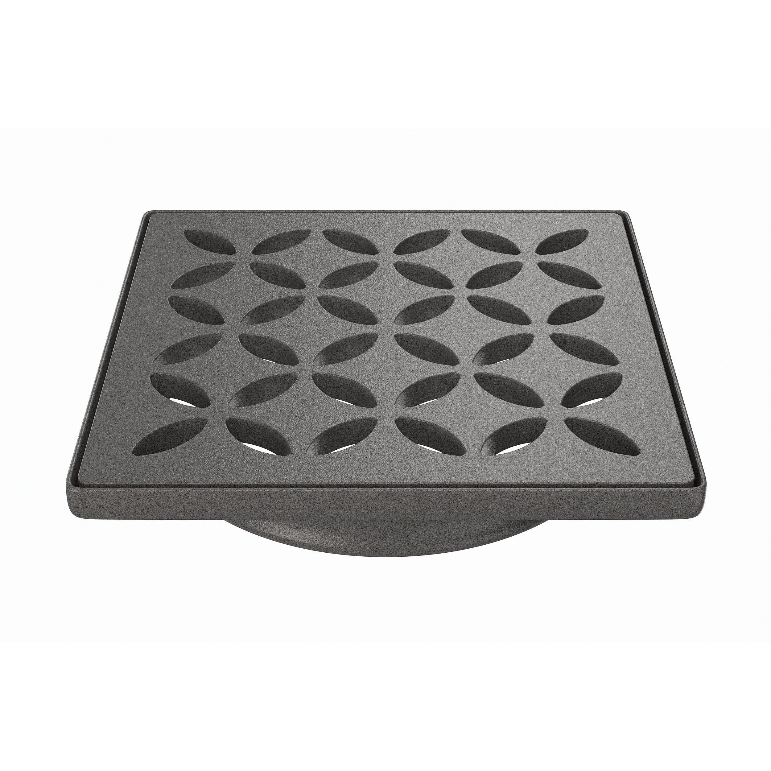 Schluter Kerdi-Drain 4in. Grate Dark Anthracite