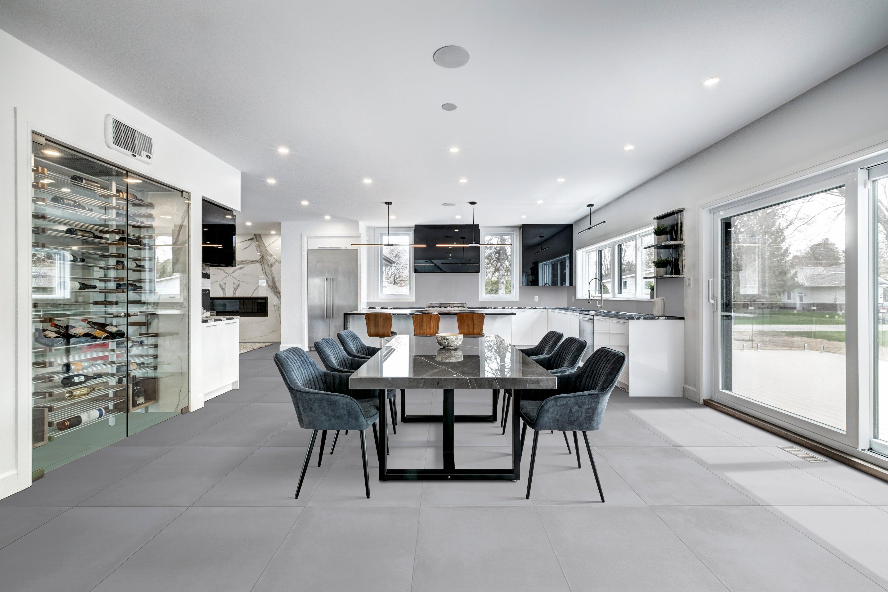 Luxe Smoke Matte Porcelain Tile