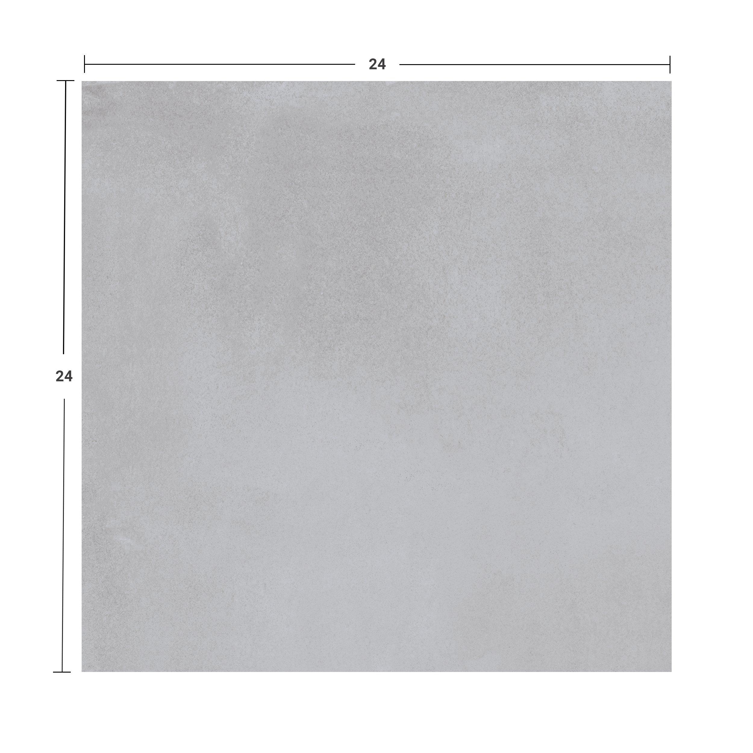 Luxe Smoke Matte Porcelain Tile