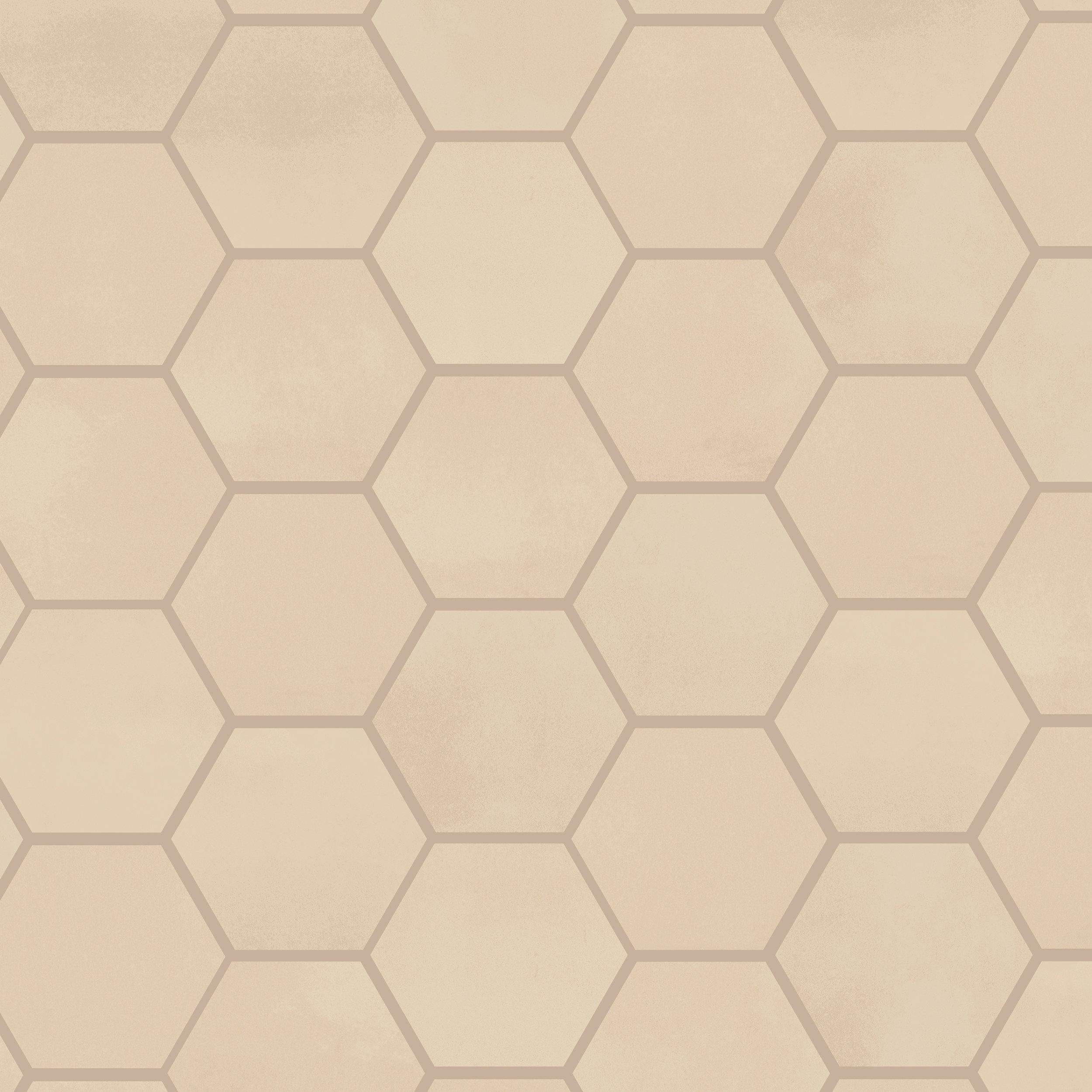 Luxe Dune Hexagon Matte Porcelain Mosaic