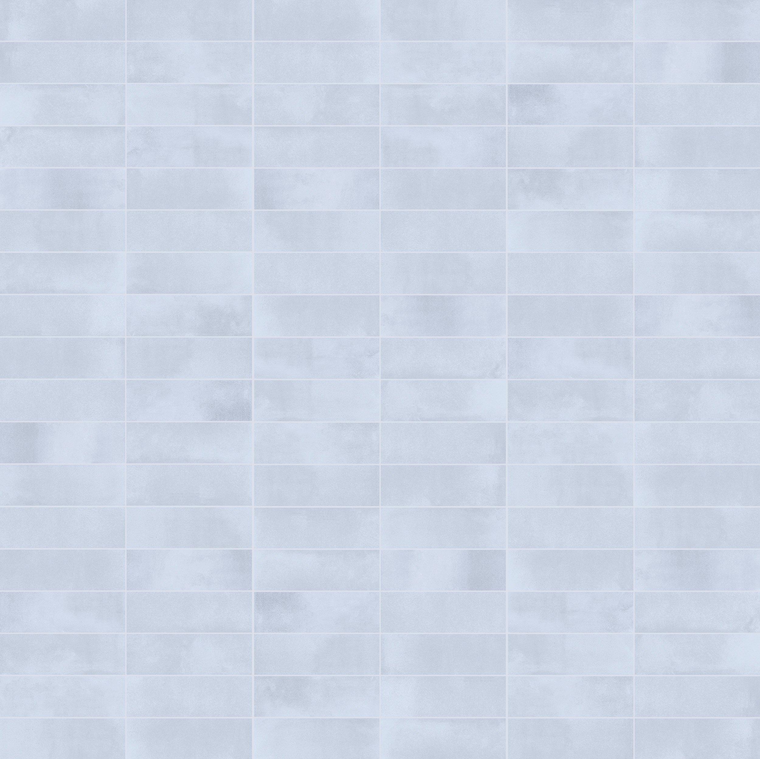 Luxe Sky Stacked Matte Porcelain Mosaic