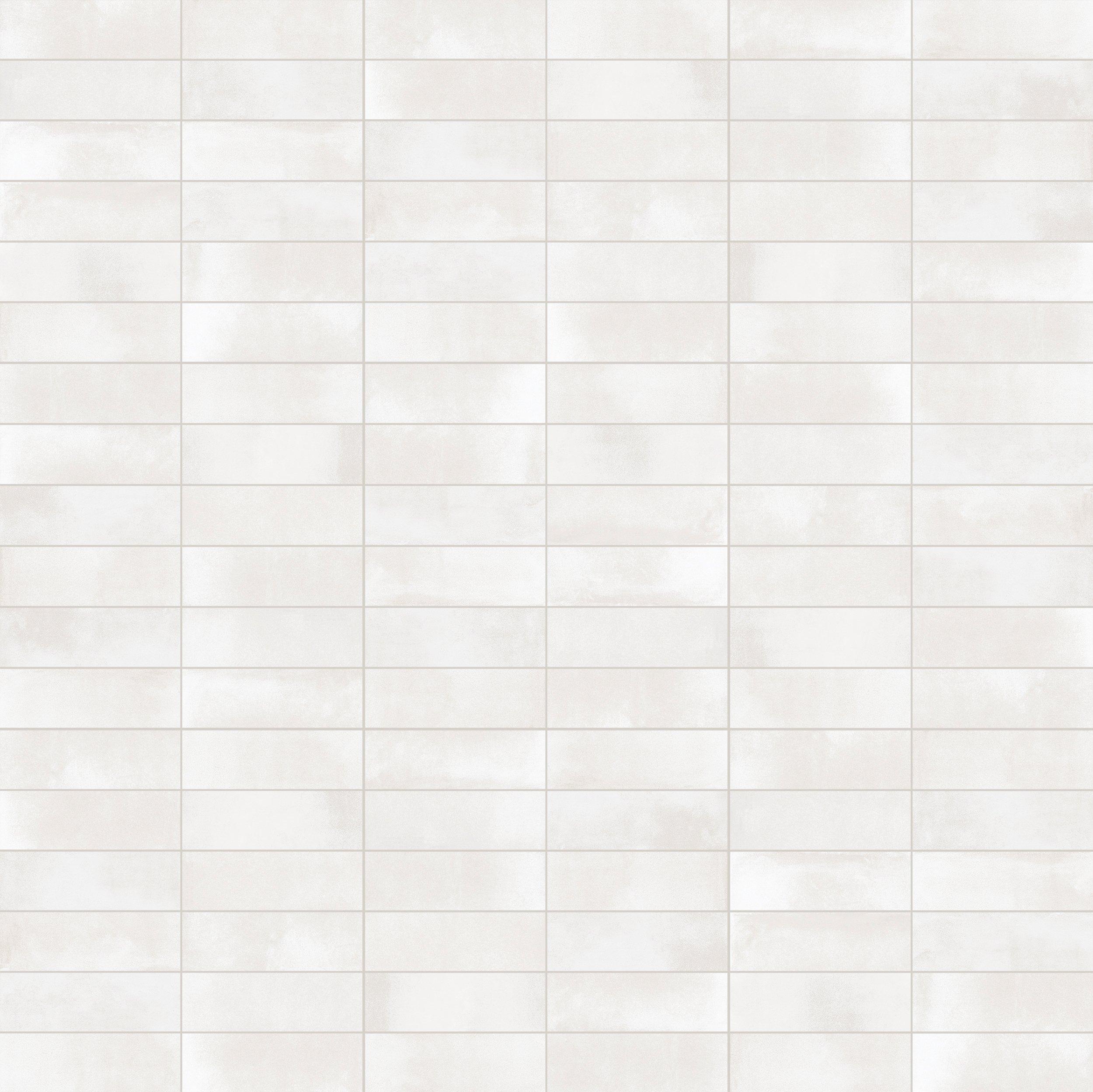 Luxe Sand Stacked Matte Porcelain Mosaic