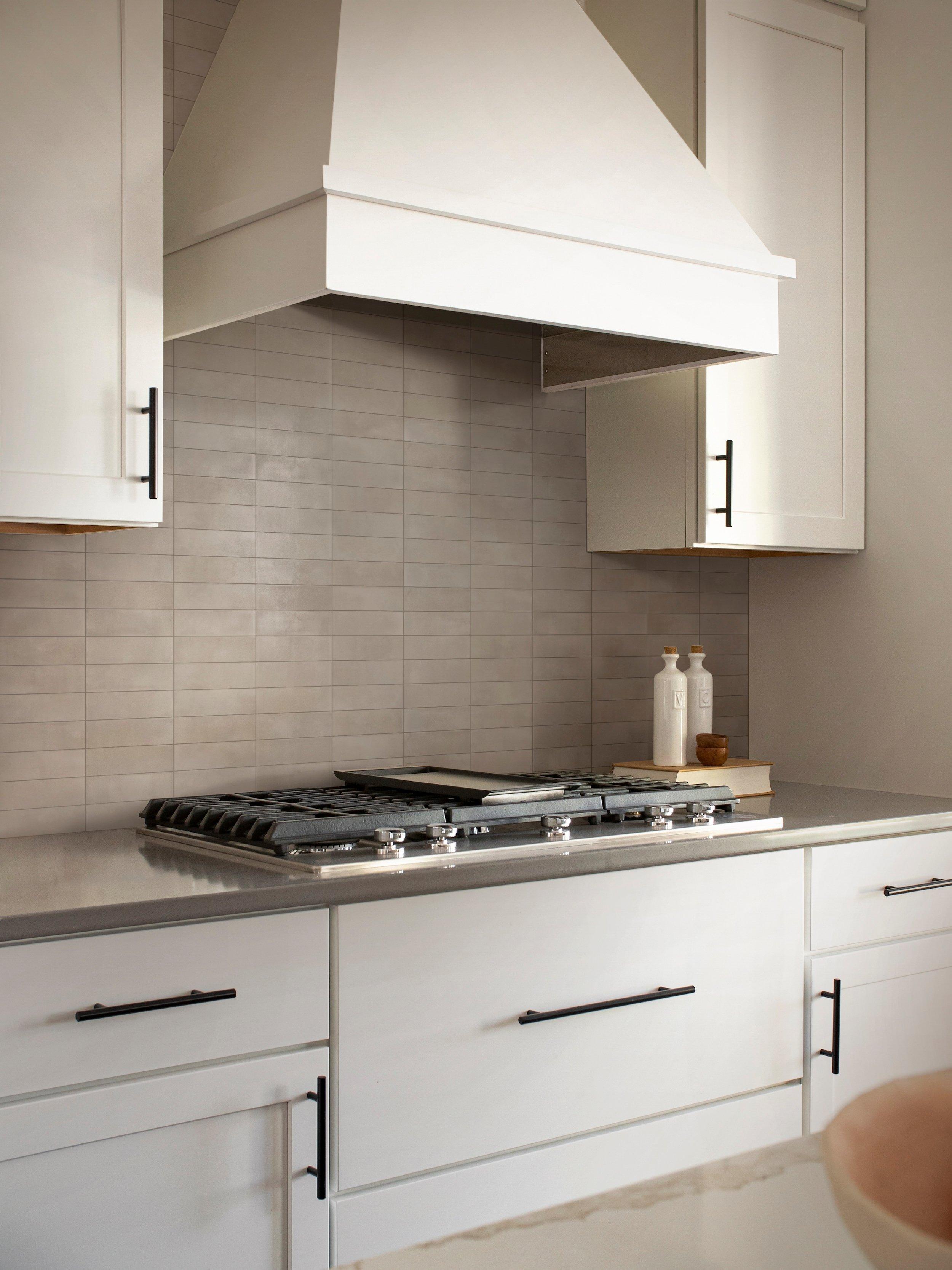 Luxe Earth Stacked Matte Porcelain Mosaic