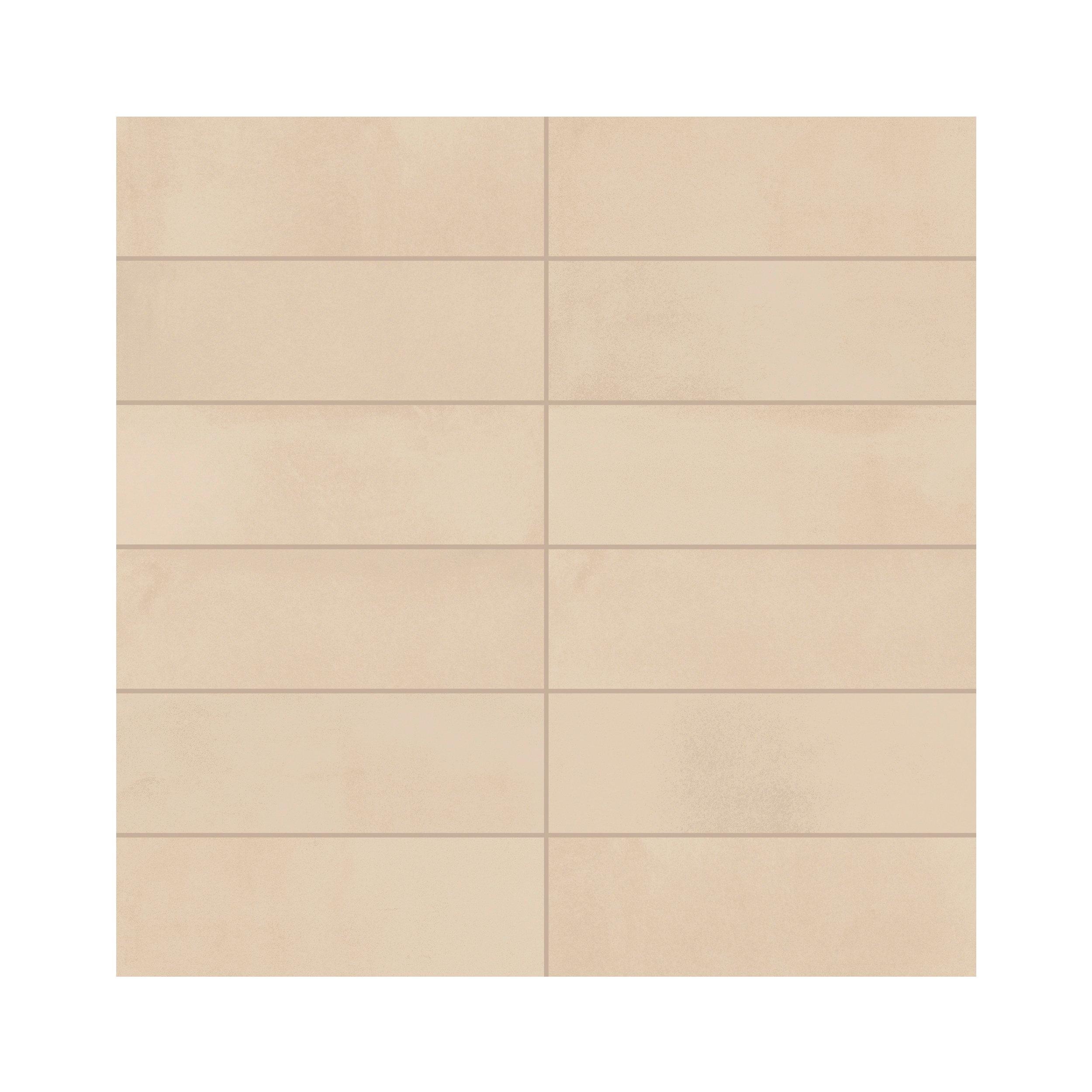 Luxe Dune Stacked Matte Porcelain Mosaic