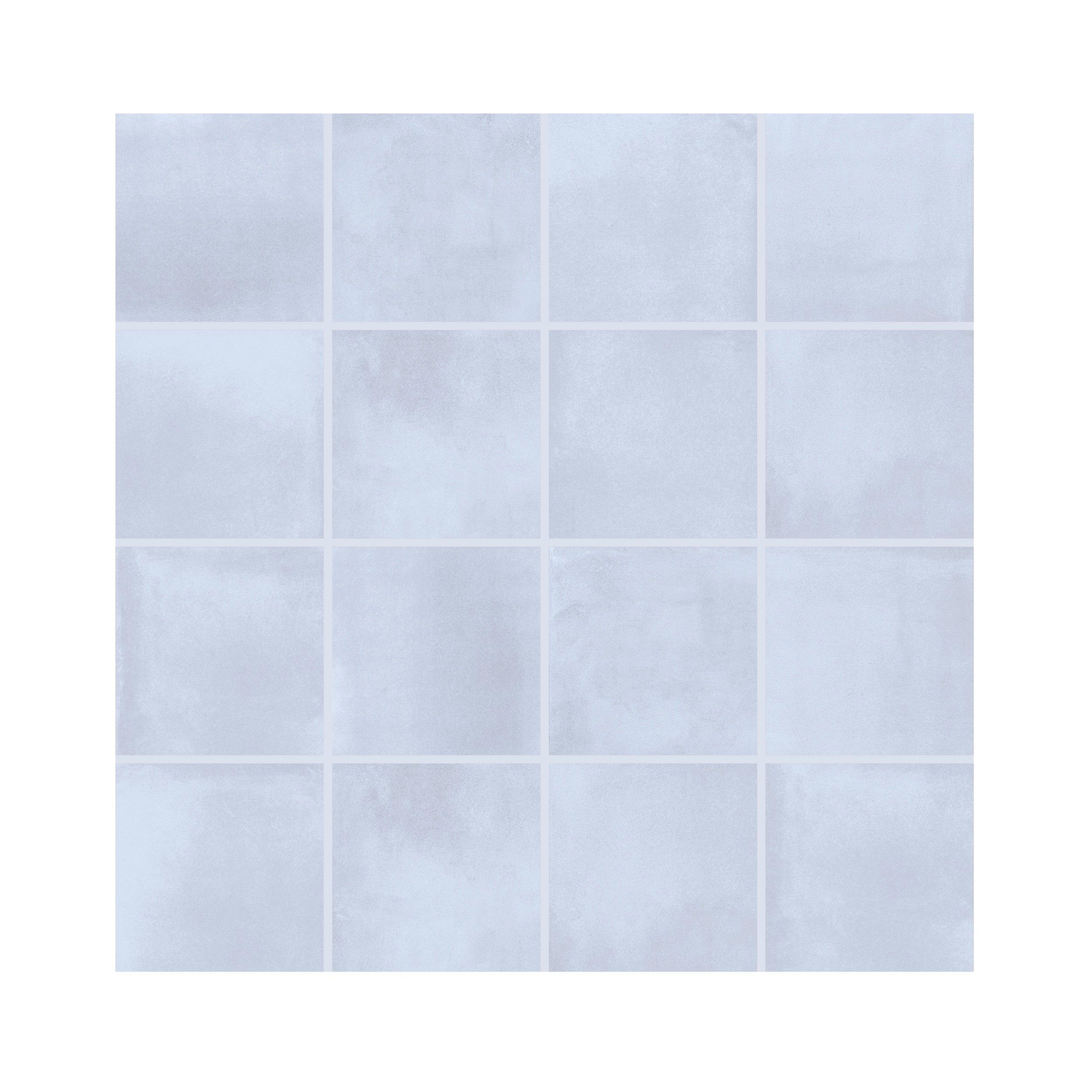Luxe Sky Square Matte Porcelain Mosaic
