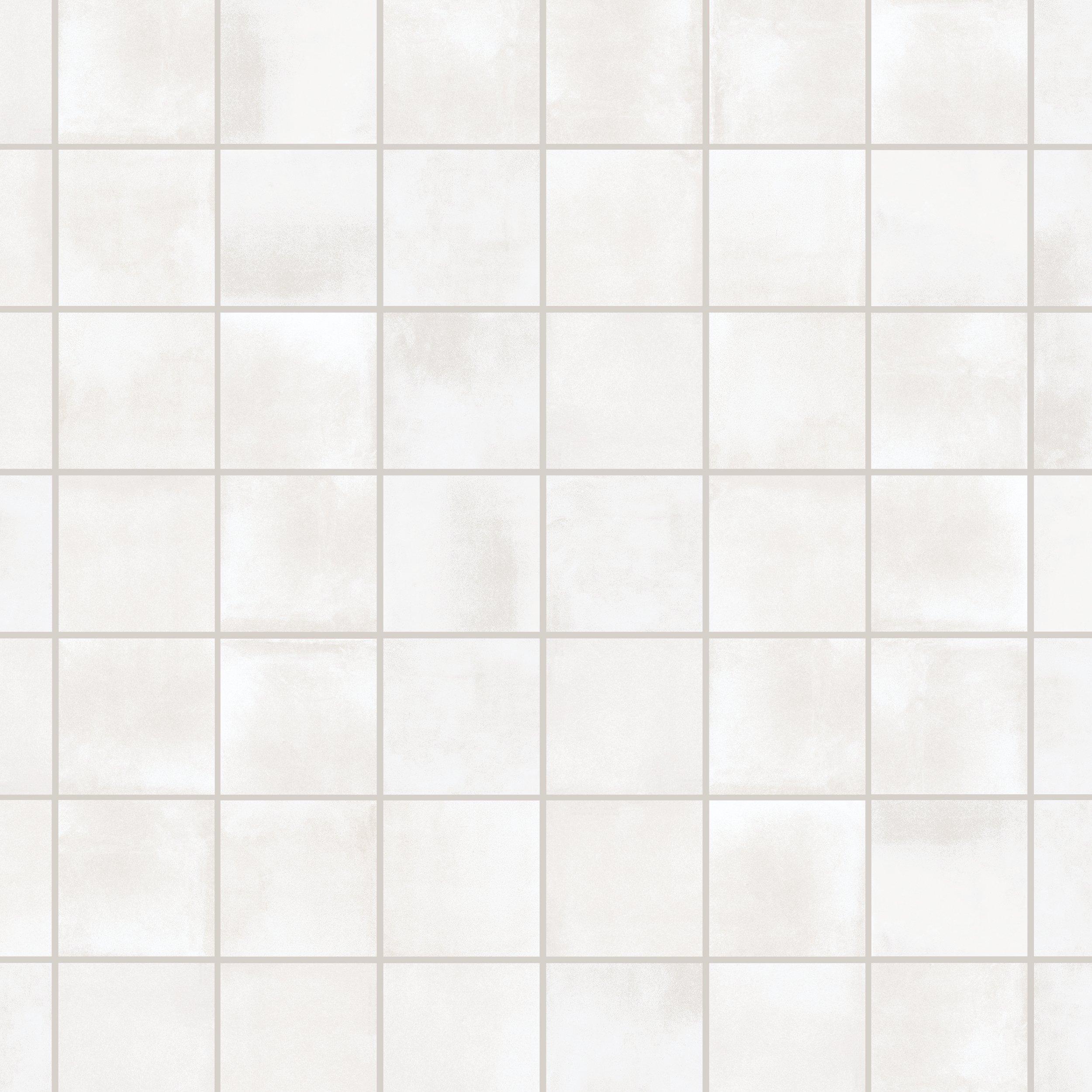 Luxe Sand Square Matte Porcelain Mosaic