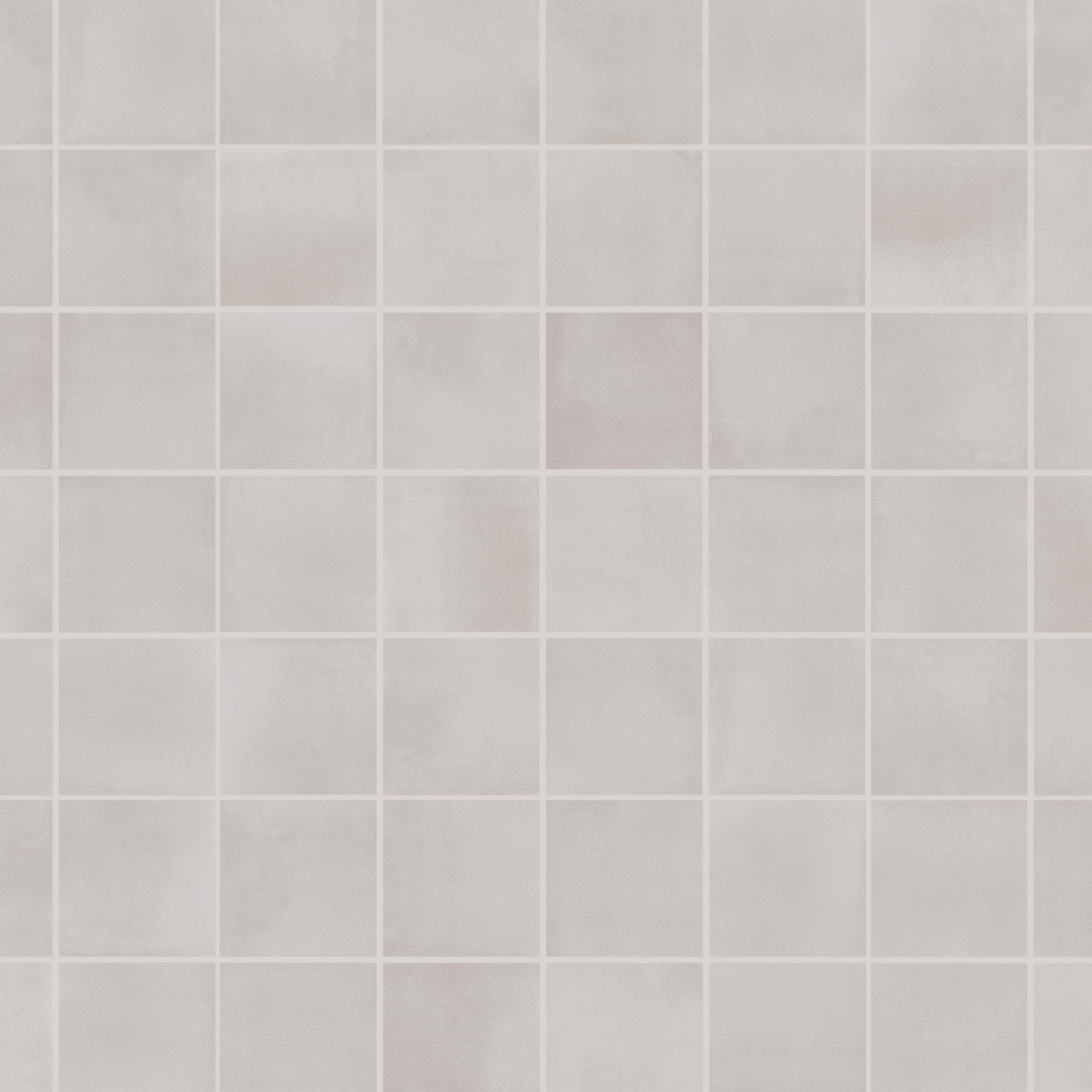 Luxe Fog Square Matte Porcelain Mosaic