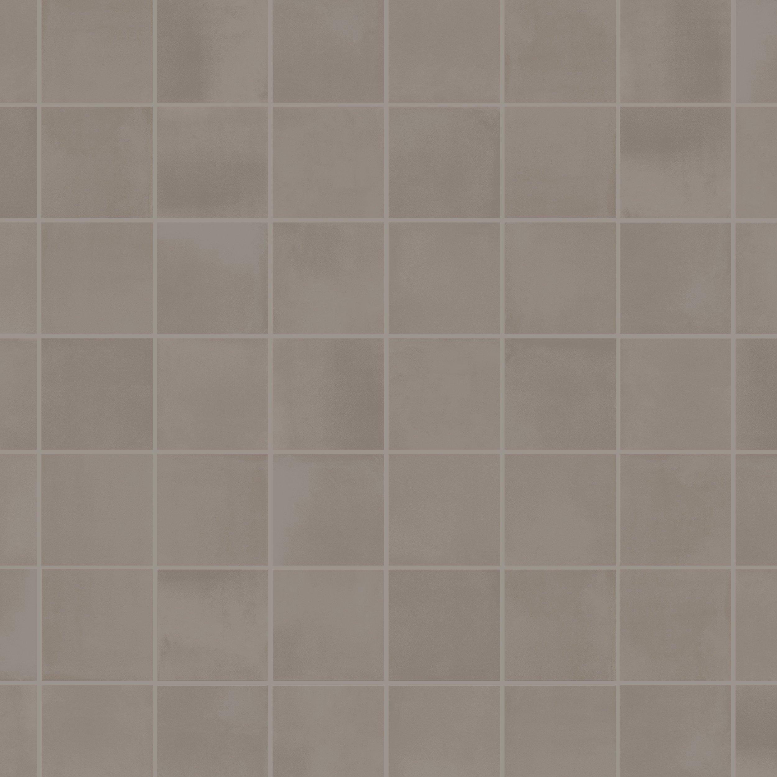 Luxe Earth Square Matte Porcelain Mosaic