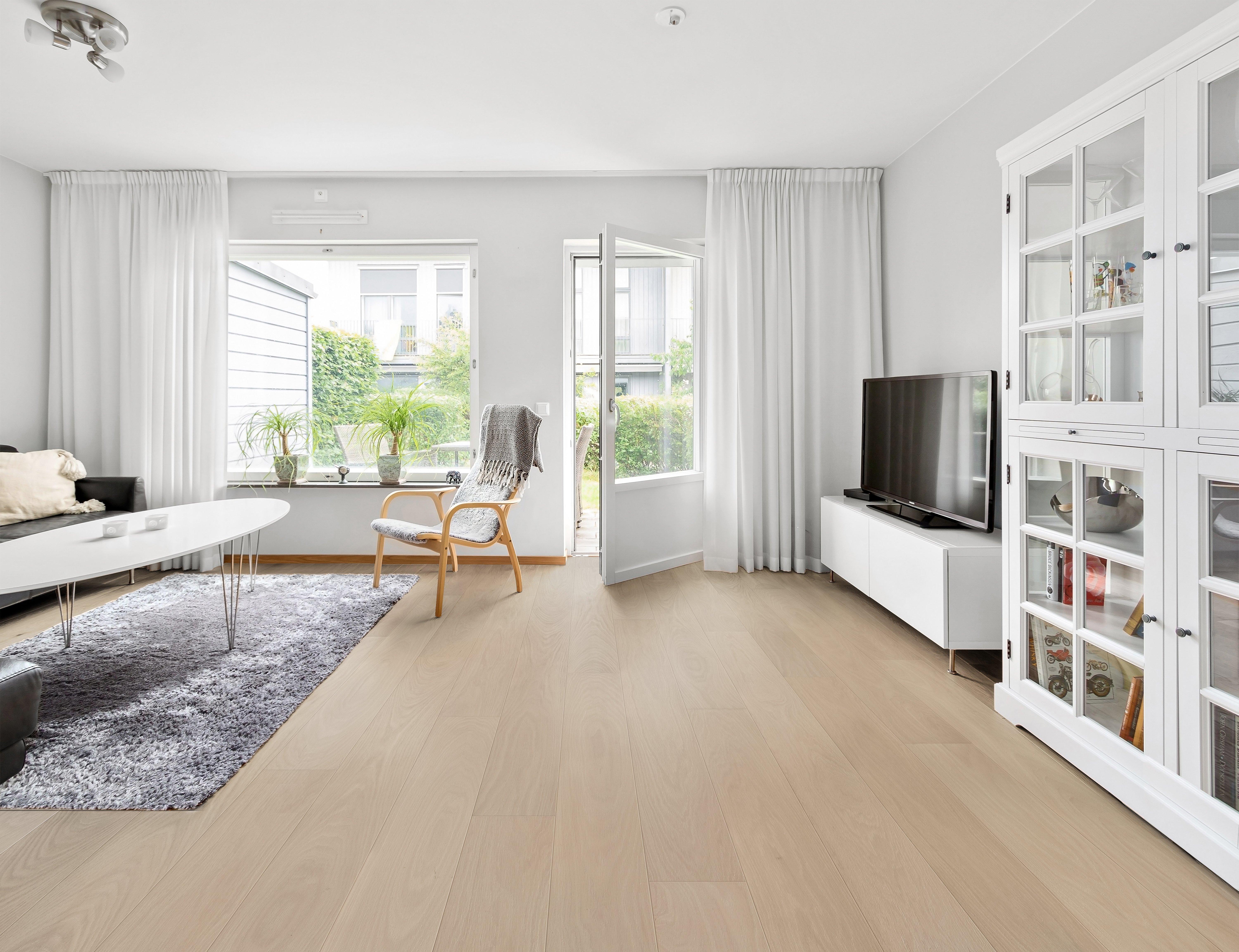 Margaux White Oak Wire Brushed Engineered Hardwood