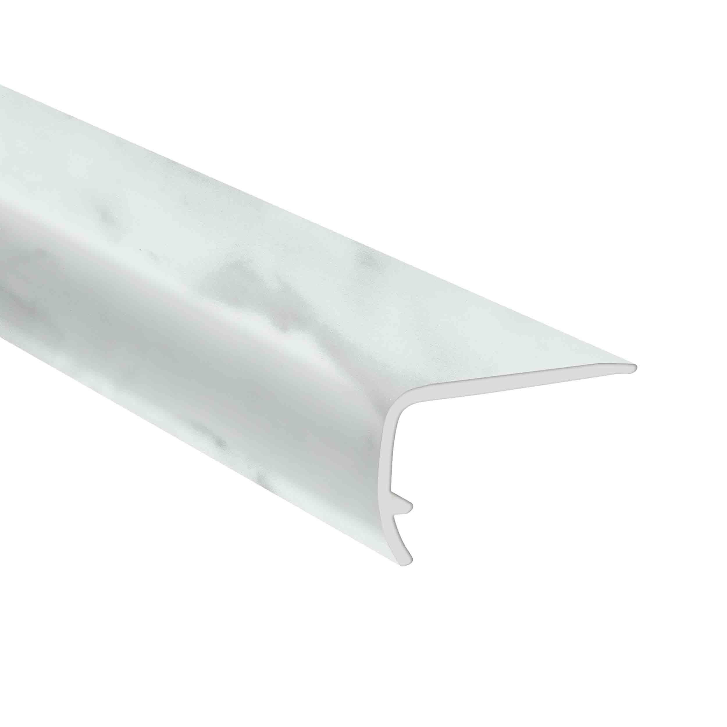 Bianco Matte 94in. Vinyl Stair Nose