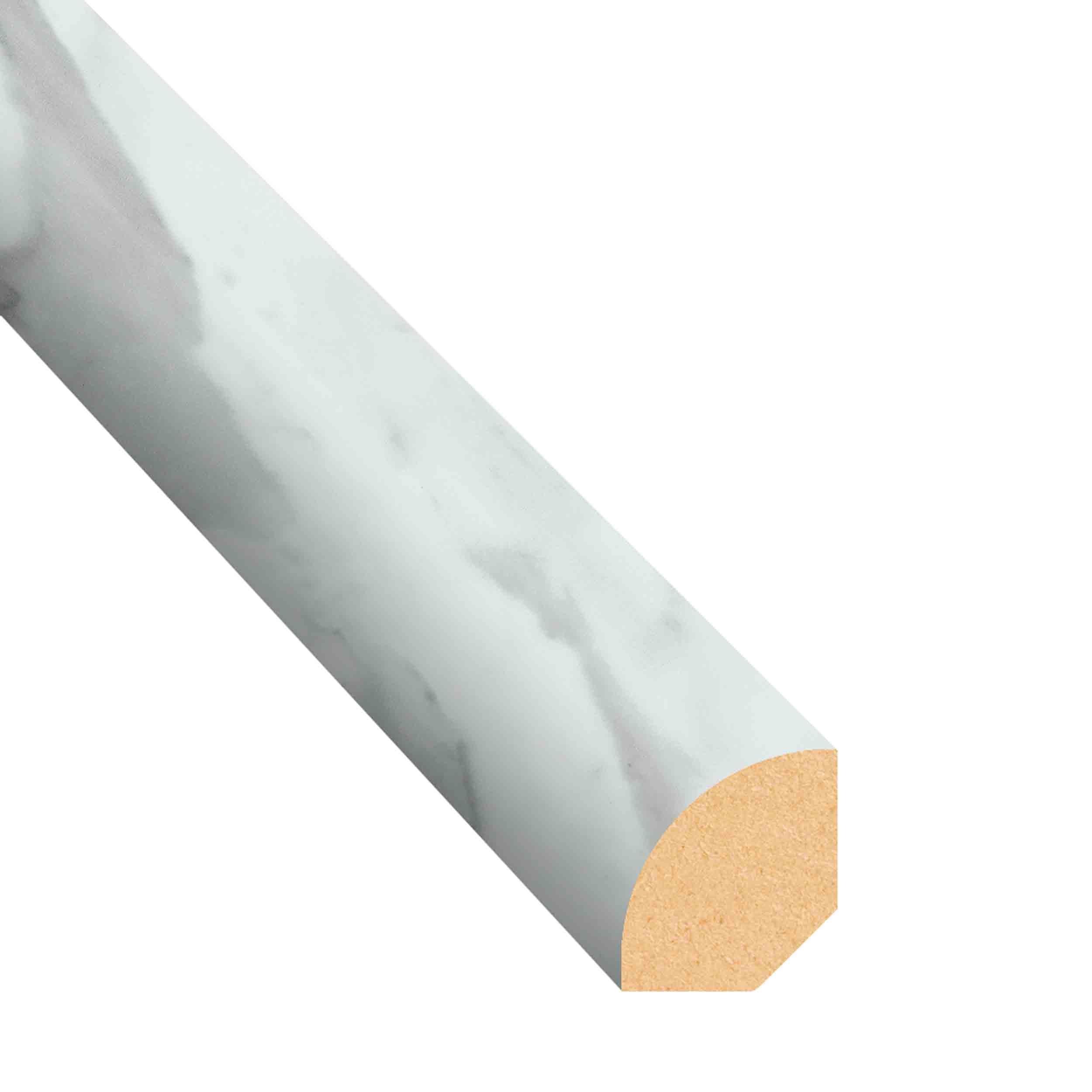 Bianco Matte 94in. Vinyl Quarter Round