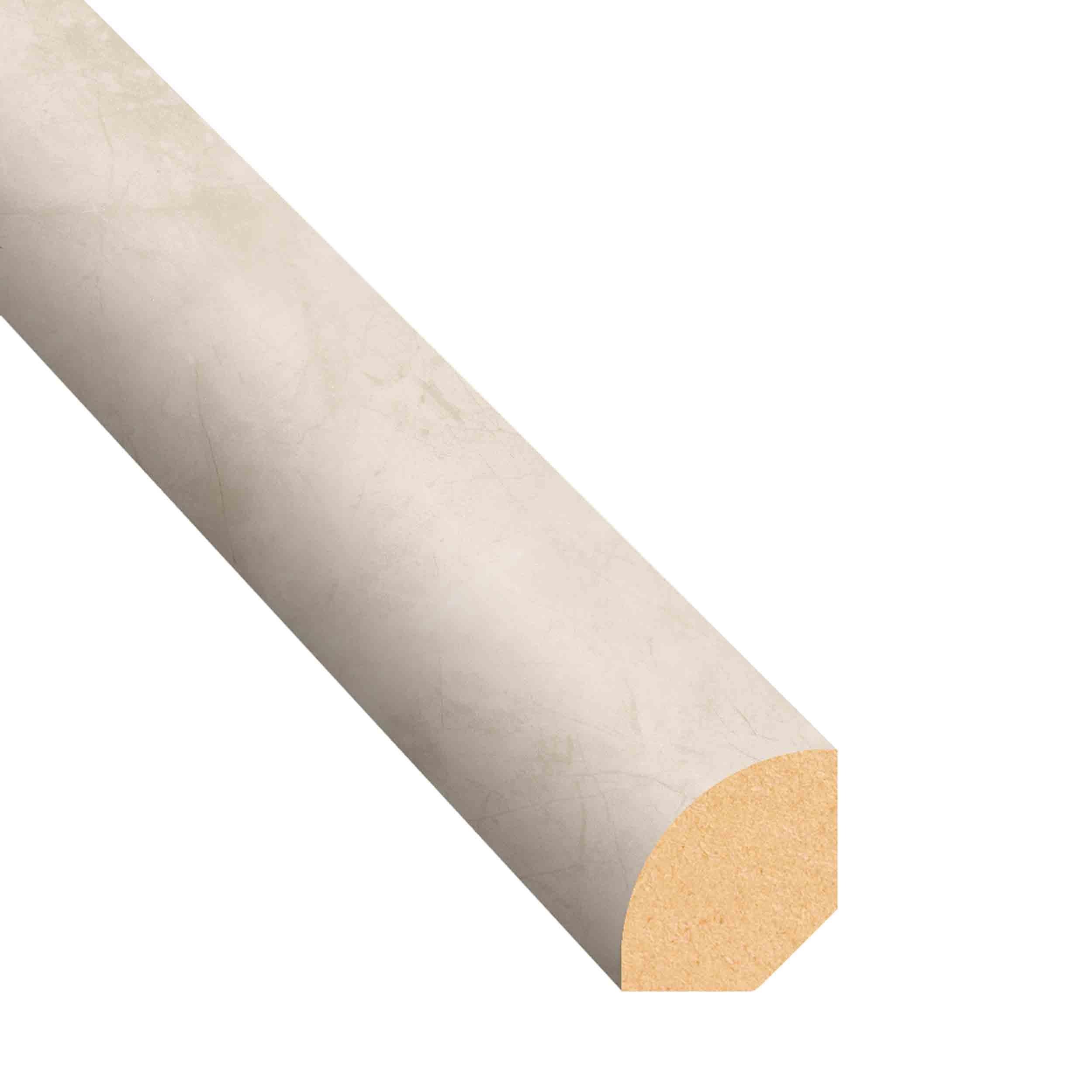 Champagne Limestone 94in. Vinyl Quarter Round
