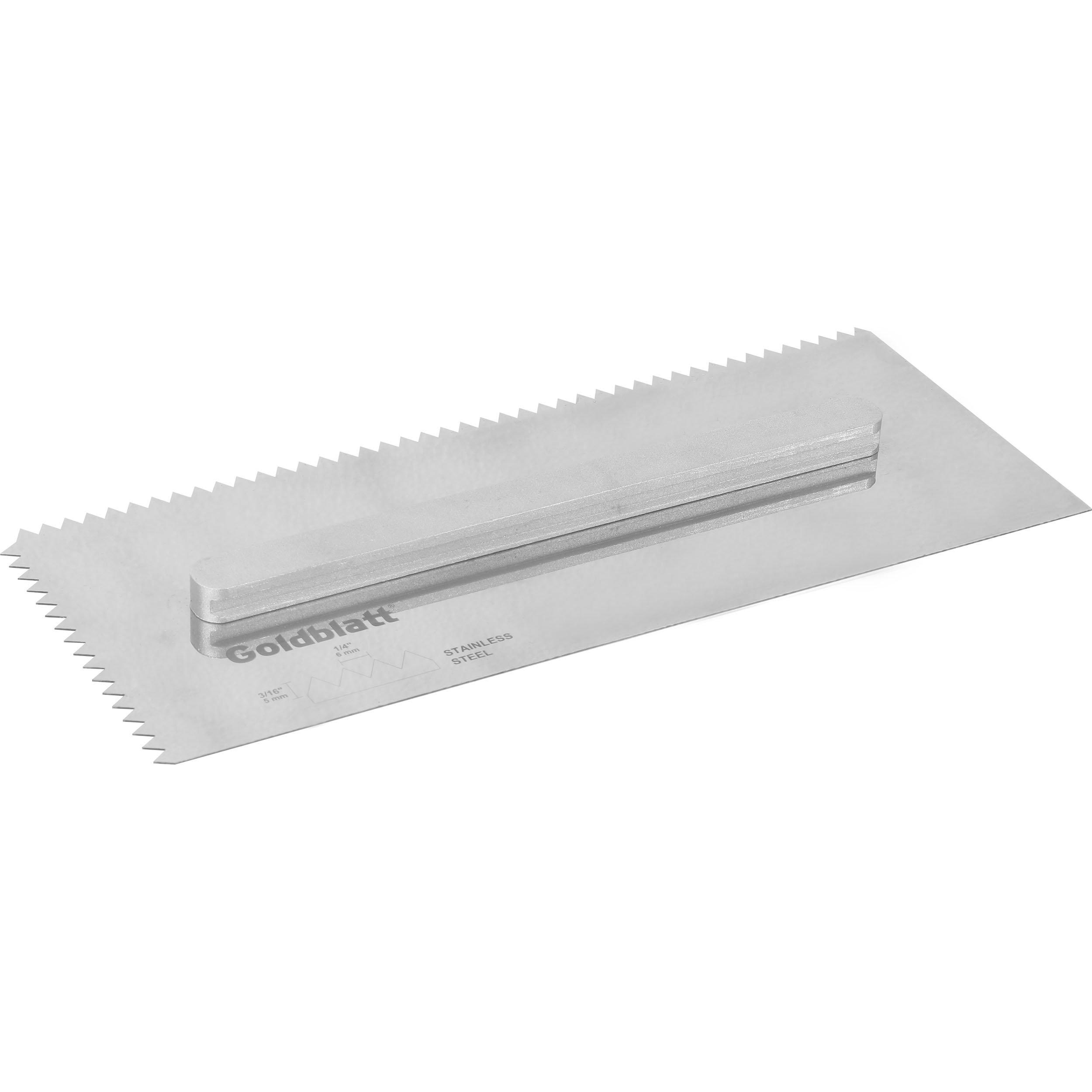 Goldblatt V-Notch Trowel Blade