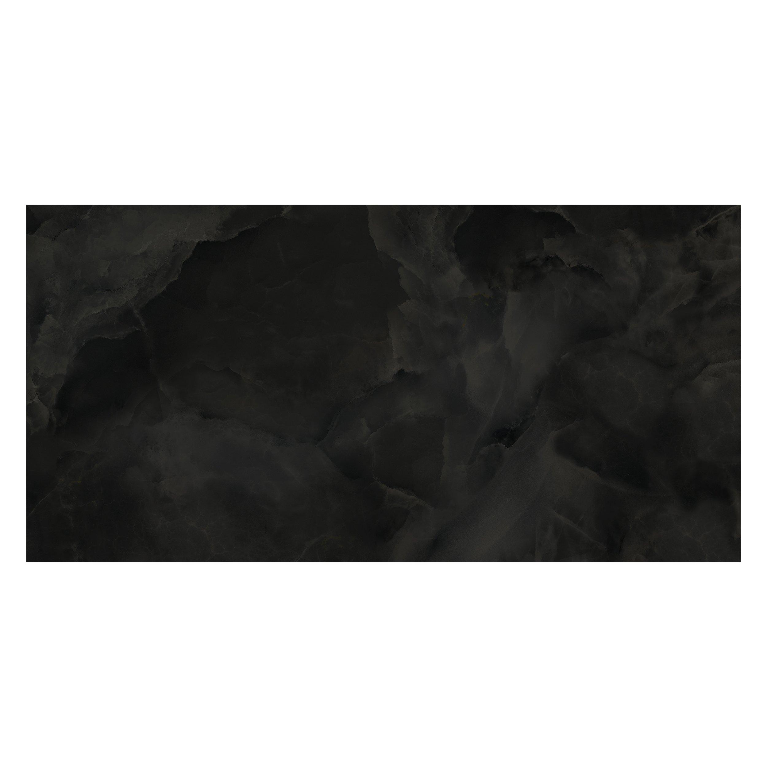 Alessia Noir Polished Porcelain Tile