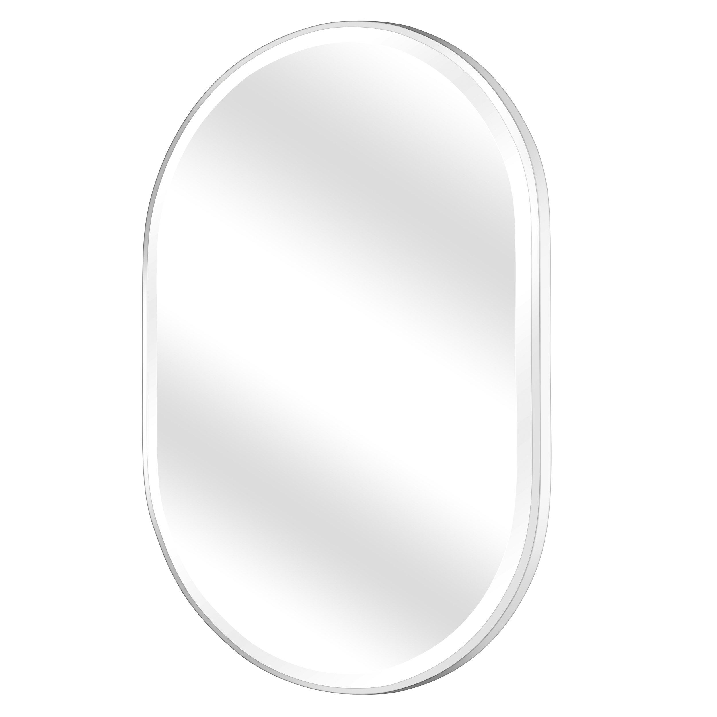 Zuri 24 in. Polished Chrome Mirror