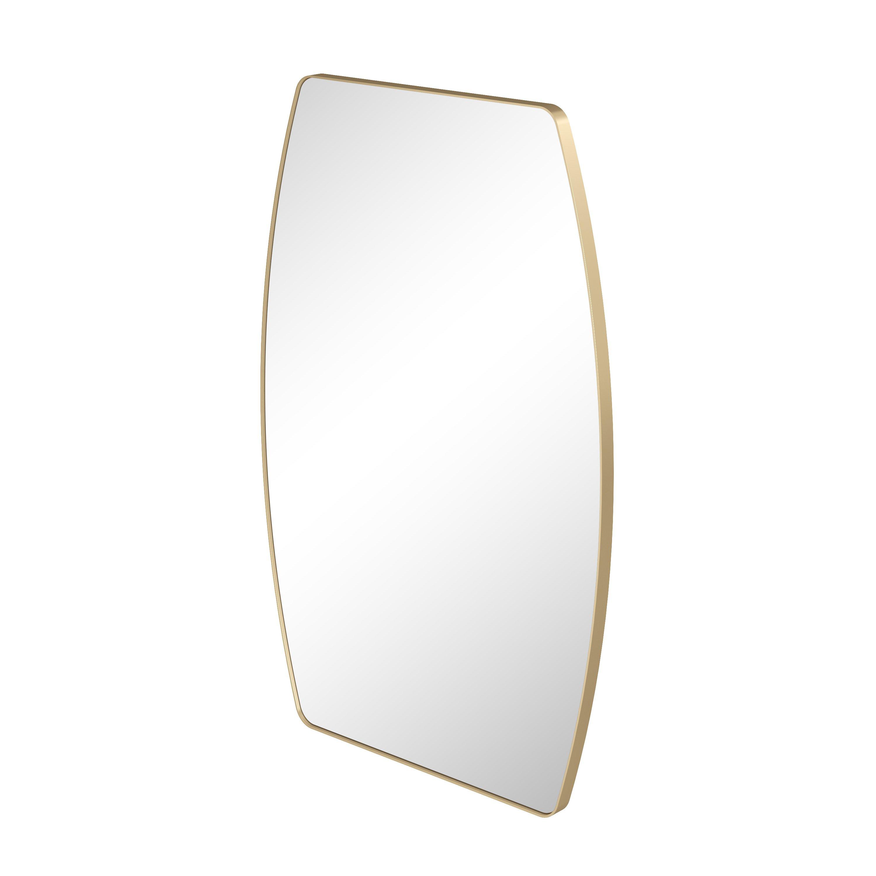 Kipton 24 in. Brushed Gold Mirror