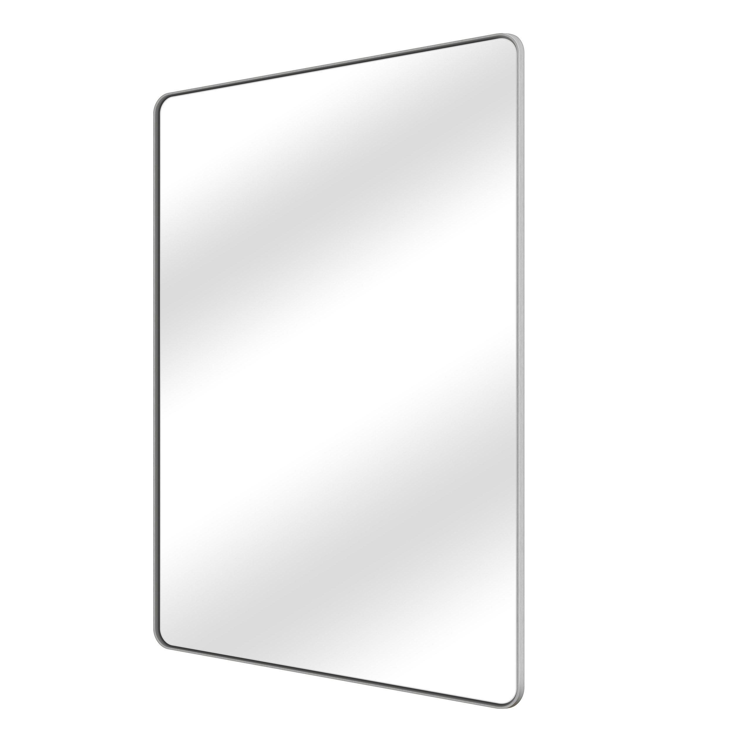 Lucca 24 in. Brushed Nickel Mirror
