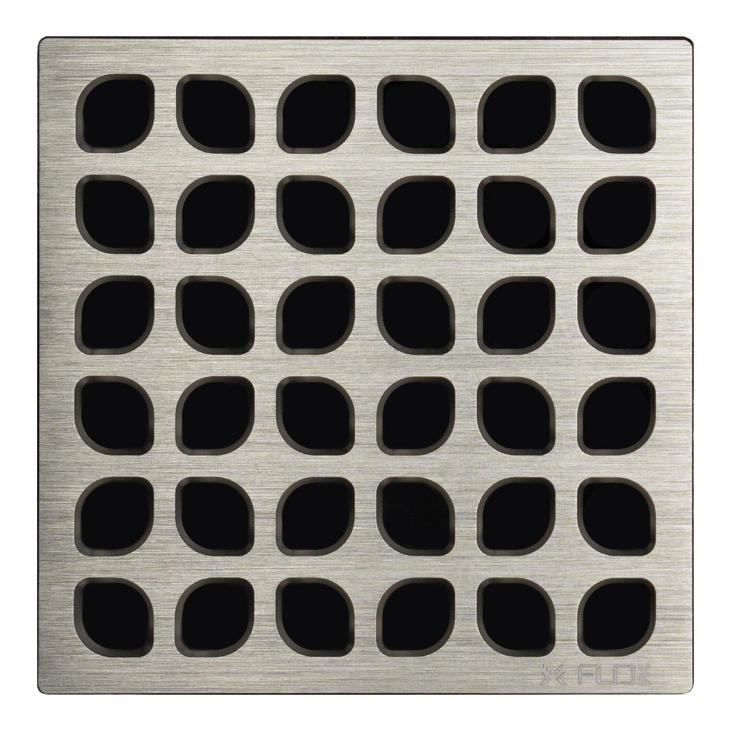 FloFX Modern Retro 4in. Grate Brushed Nickel